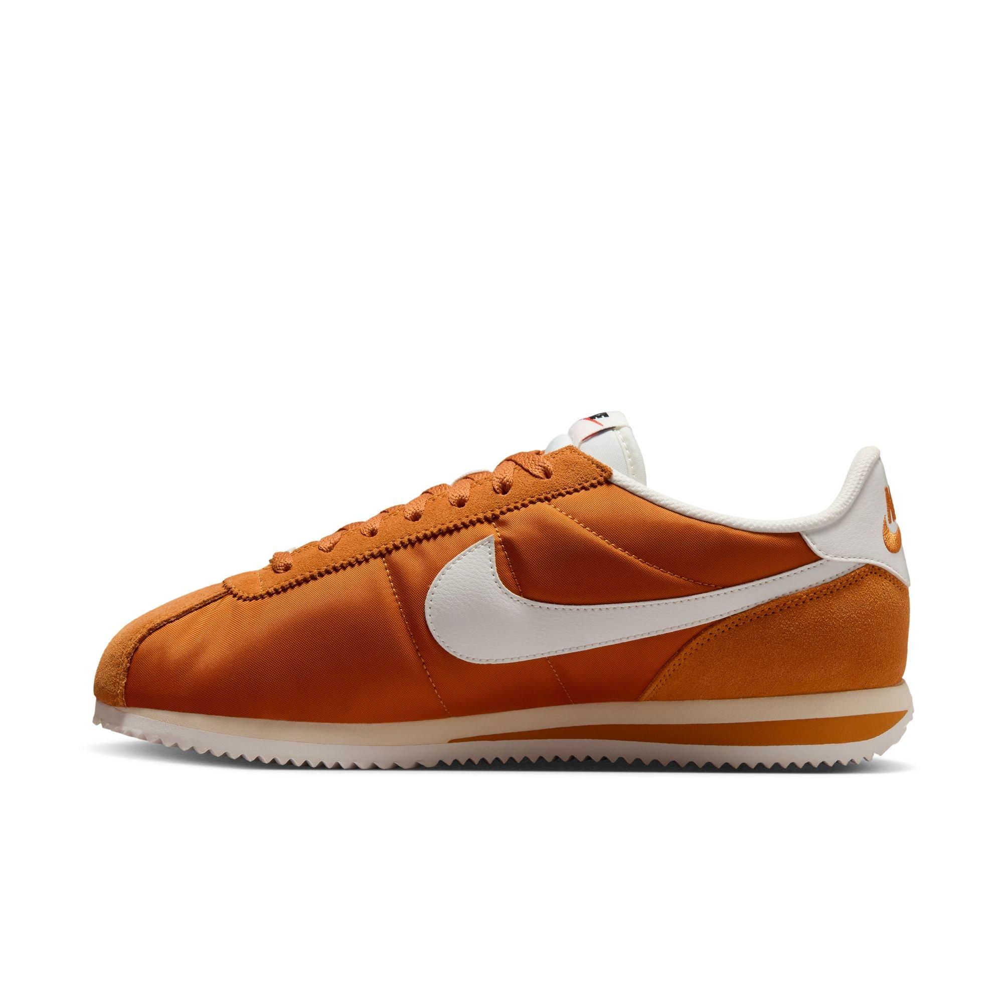 Nike Cortez Textile "Monarch/Sail/Muslin" Men's Shoe - ORANGE/WHITE Thumbnail View 4