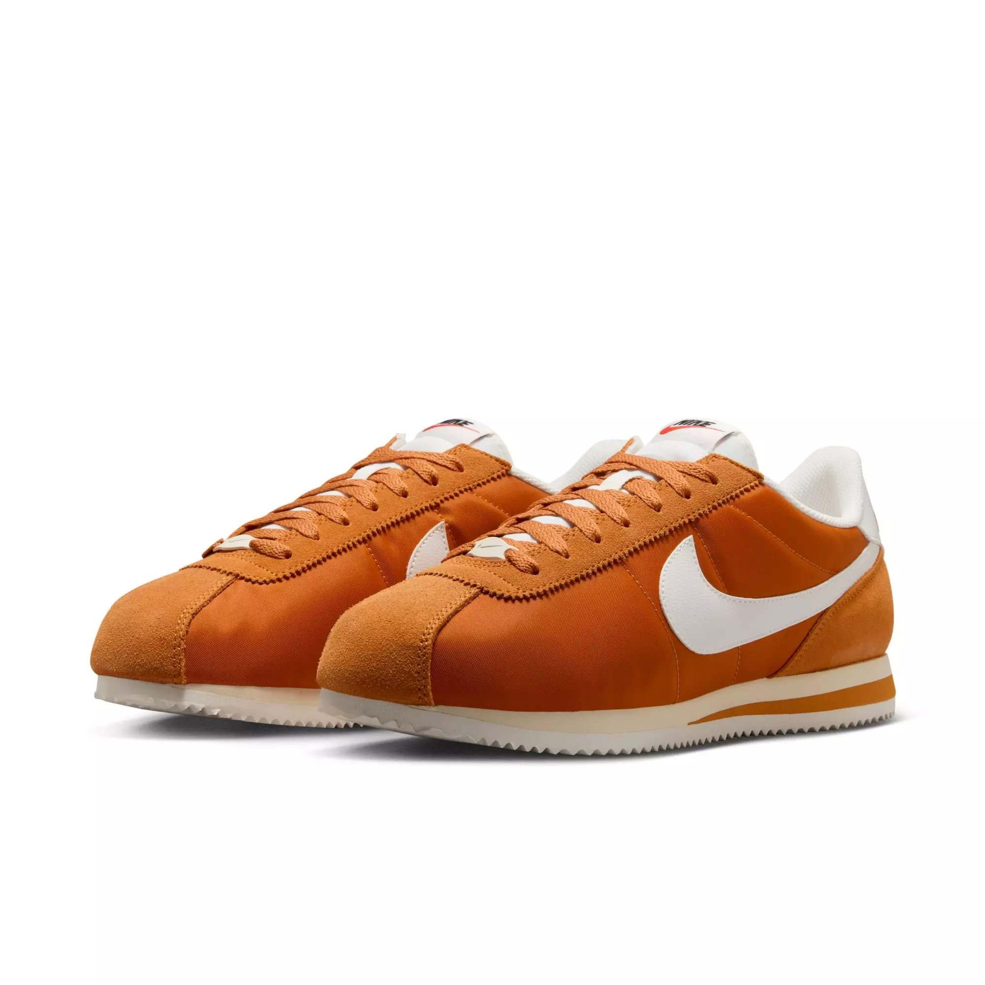 Nike Cortez Textile "Monarch/Sail/Muslin" Men's Shoe - ORANGE/WHITE