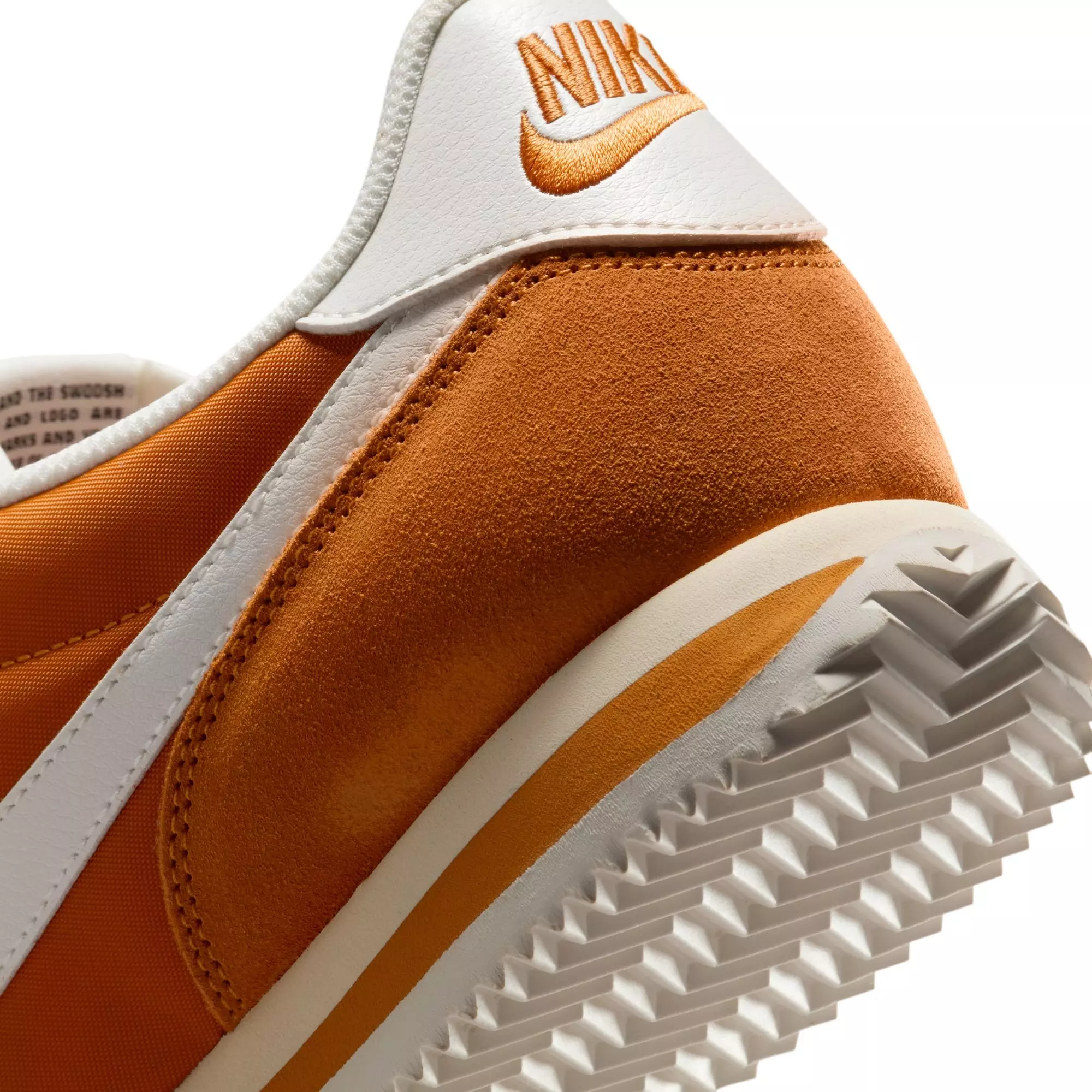 Nike Cortez Textile "Monarch/Sail/Muslin" Men's Shoe - ORANGE/WHITE