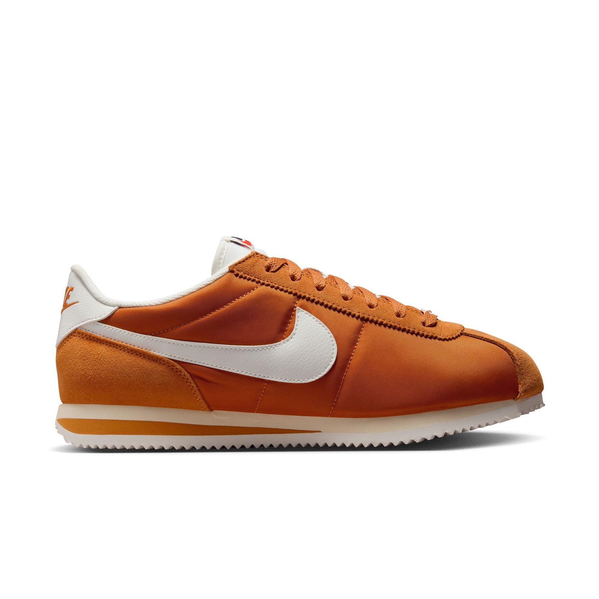 Nike Cortez Textile "Monarch/Sail/Muslin" Men's Shoe - ORANGE/WHITE Thumbnail View 1