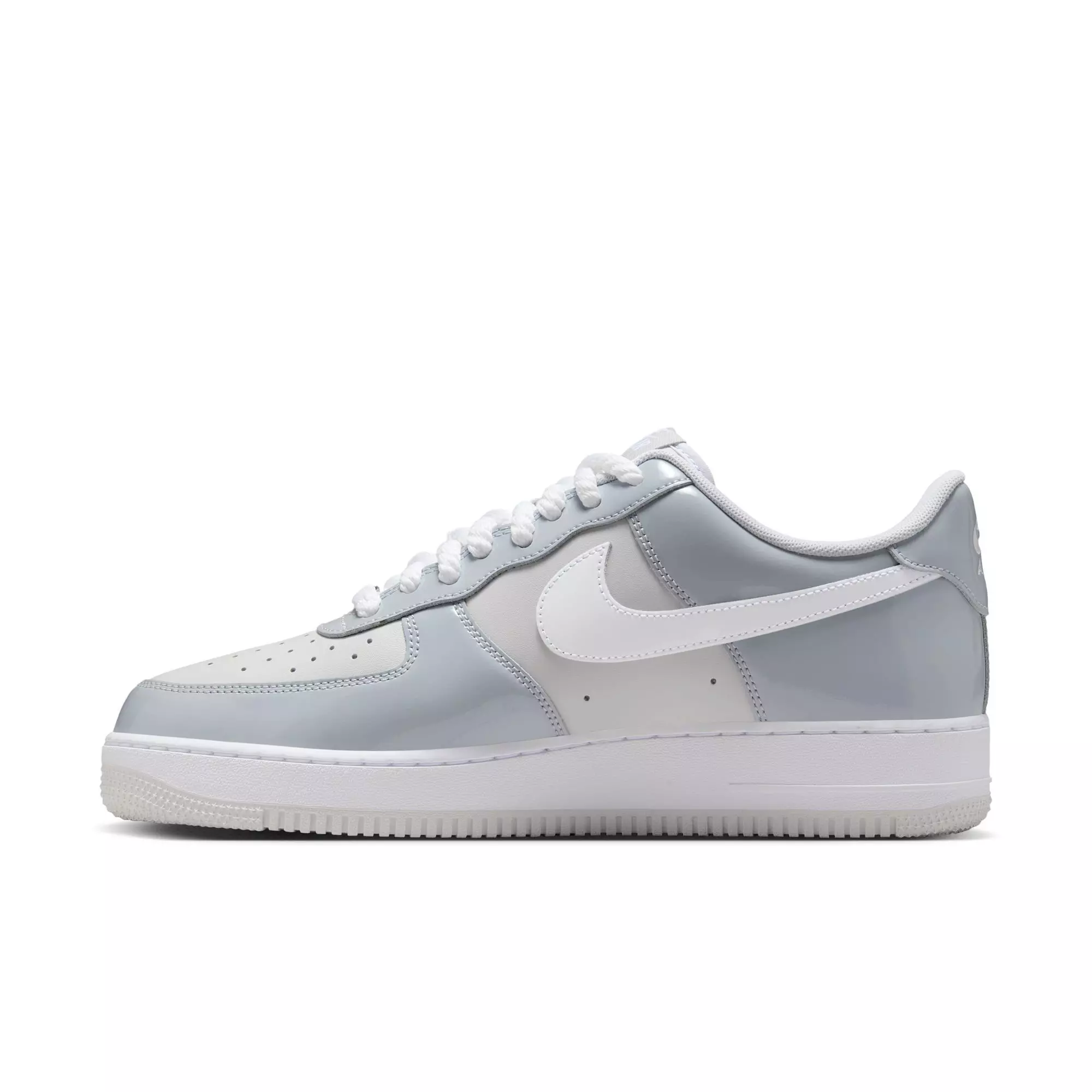 Nike Air Force 1 '07 LV8 "Wolf Grey/White/Vast Grey" Men's Shoe - GREY/WHITE