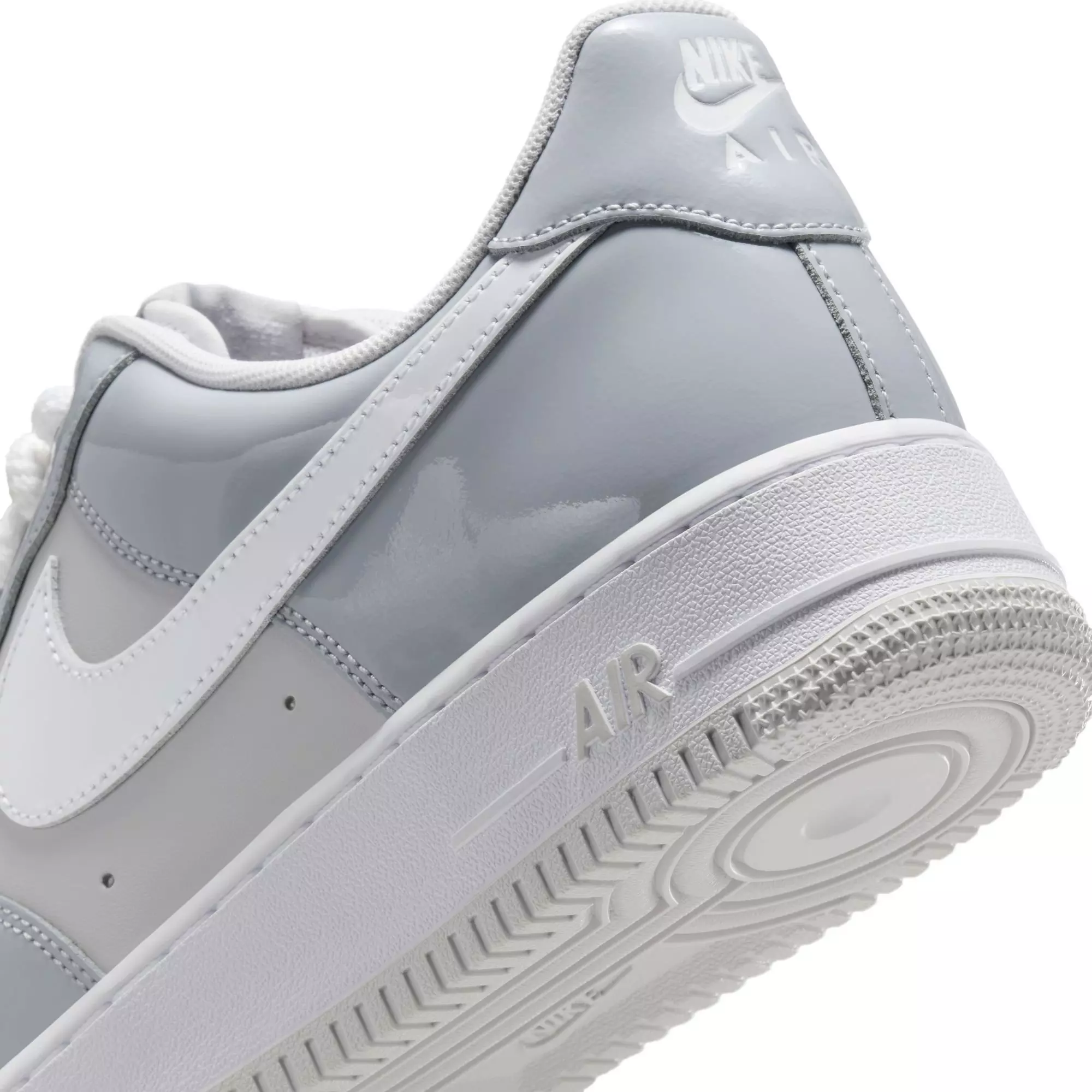 Nike Air Force 1 '07 LV8 "Wolf Grey/White/Vast Grey" Men's Shoe - GREY/WHITE