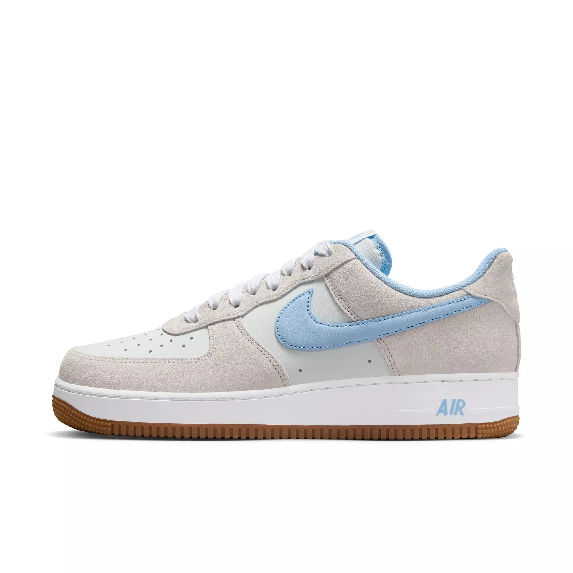 Nike Air Force 1 '07 LV8 "Photon Dust/Psychic Blue/White" Men's Shoe - GREY/BLUE