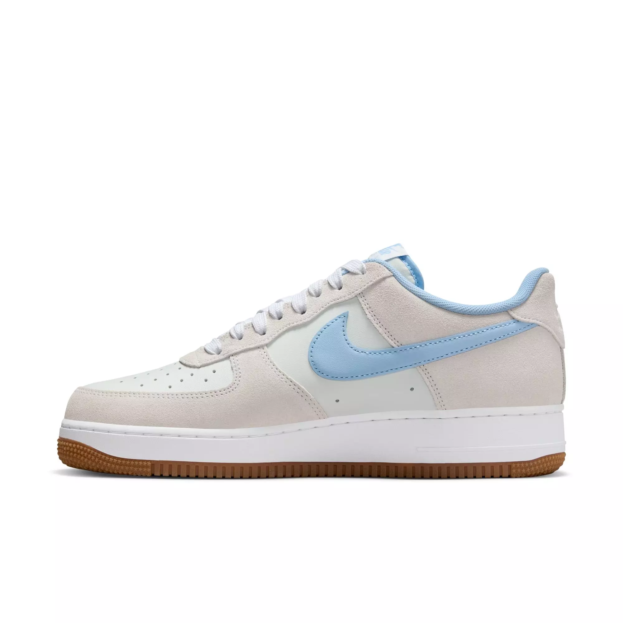 Nike Air Force 1 '07 LV8 "Photon Dust/Psychic Blue/White" Men's Shoe - GREY/BLUE