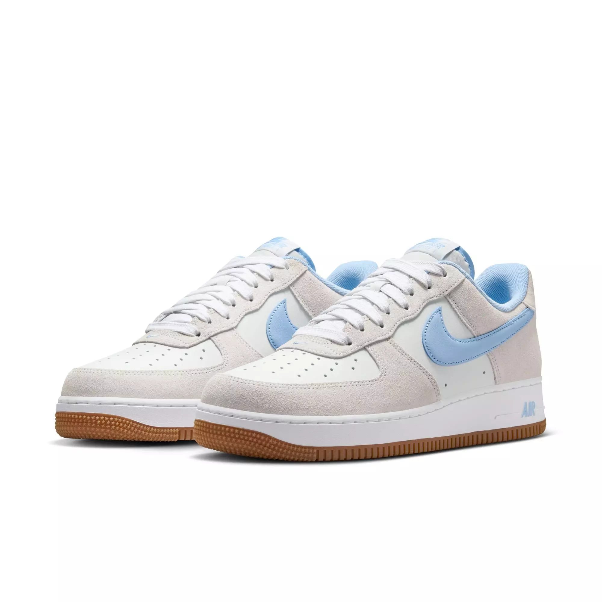 Nike Air Force 1 '07 LV8 "Photon Dust/Psychic Blue/White" Men's Shoe - GREY/BLUE