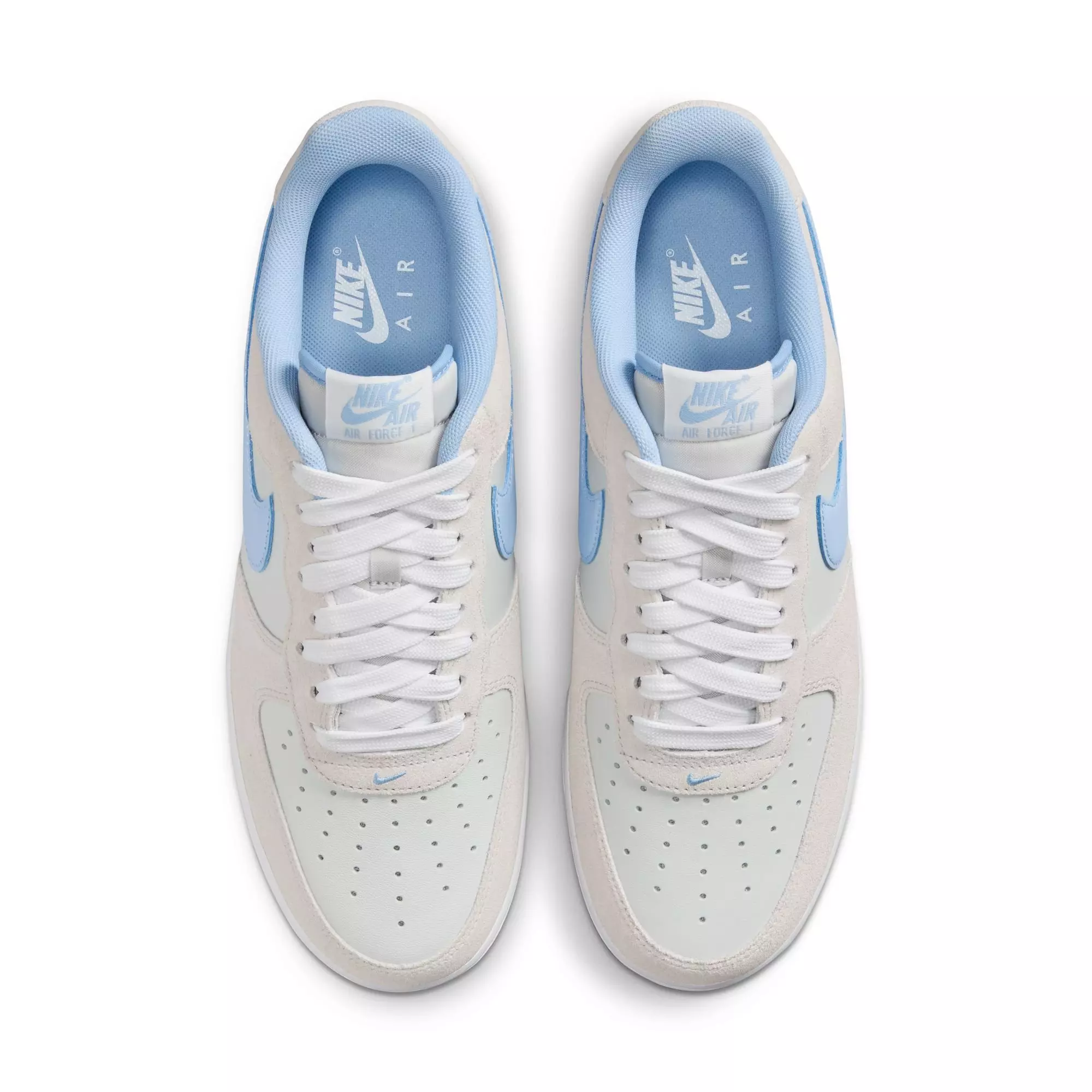 Nike Air Force 1 '07 LV8 "Photon Dust/Psychic Blue/White" Men's Shoe - GREY/BLUE