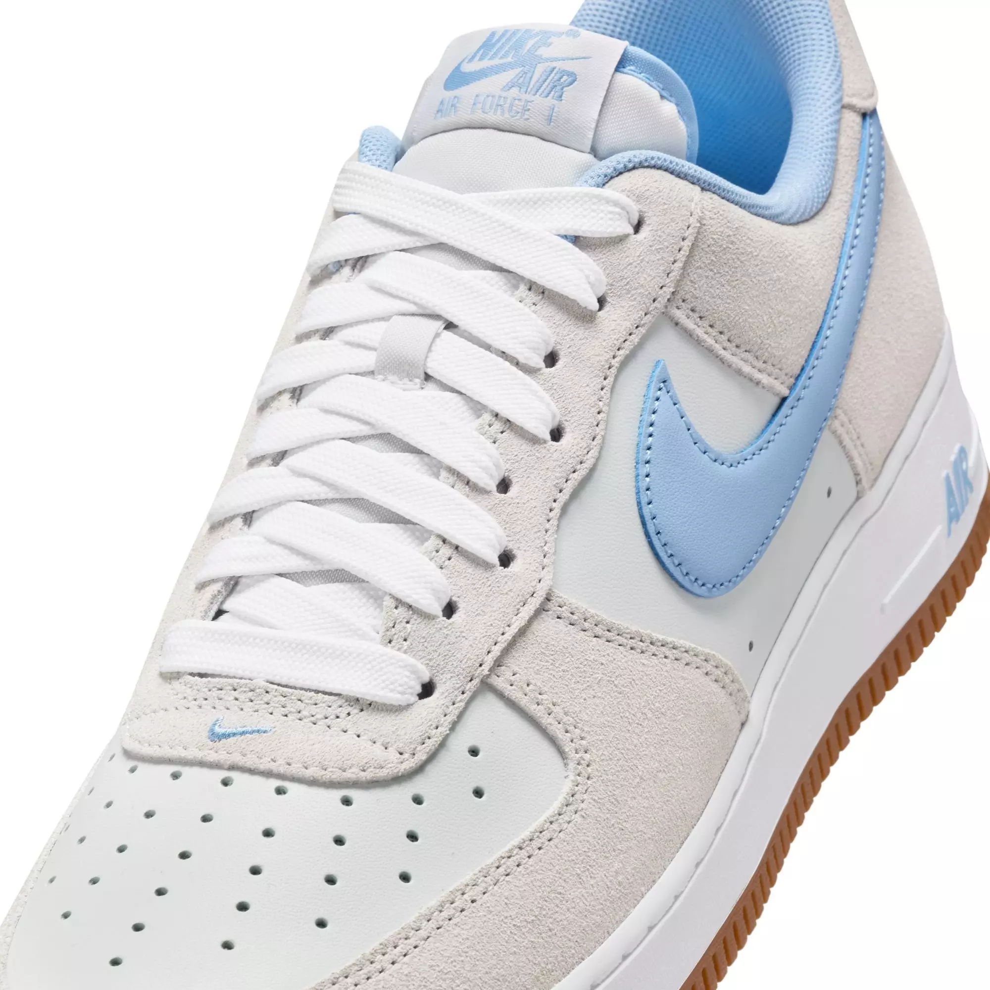 Nike Air Force 1 '07 LV8 "Photon Dust/Psychic Blue/White" Men's Shoe - GREY/BLUE