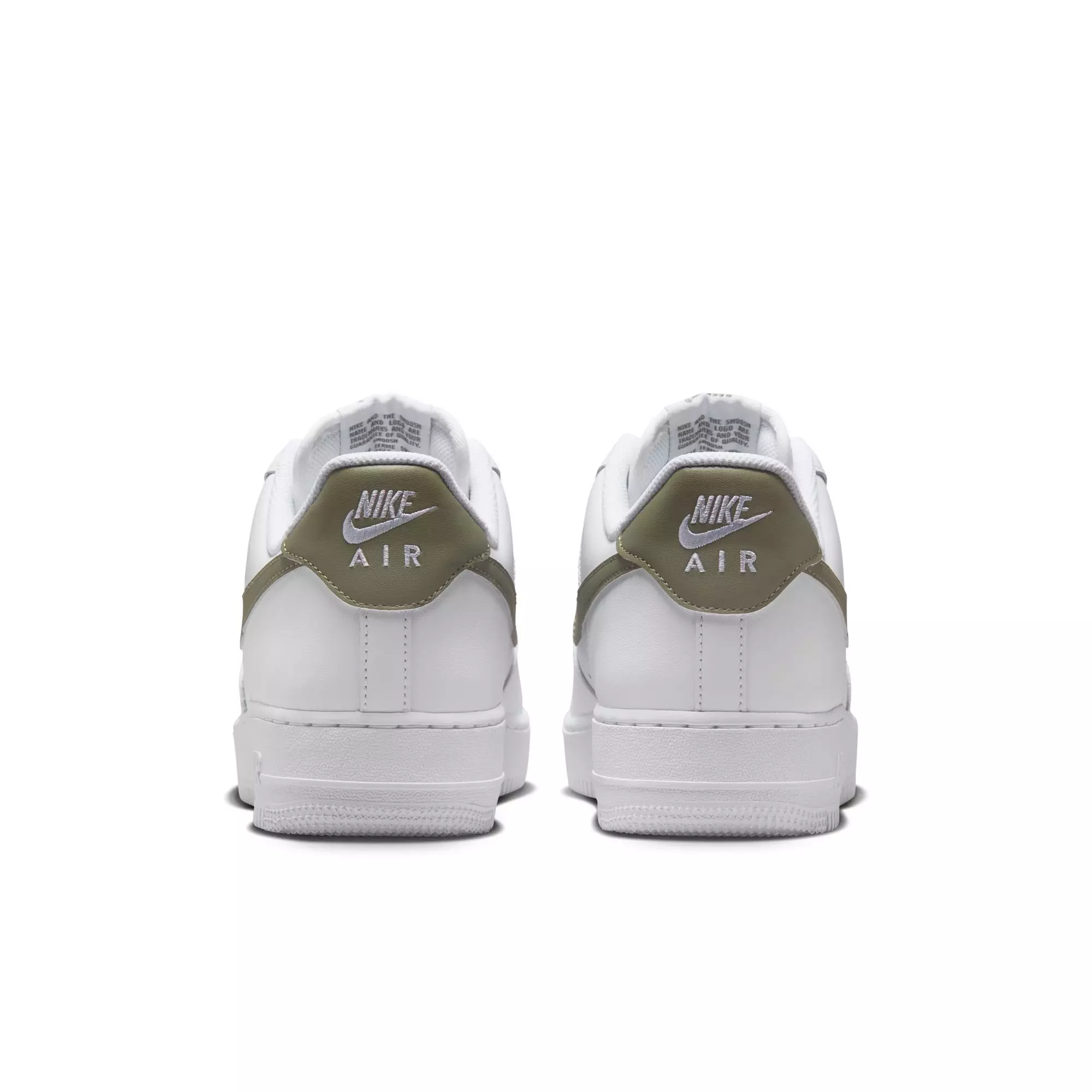 Nike Air Force 1 '07 "White/Light Army" Men's Shoe - WHITE/OLIVE