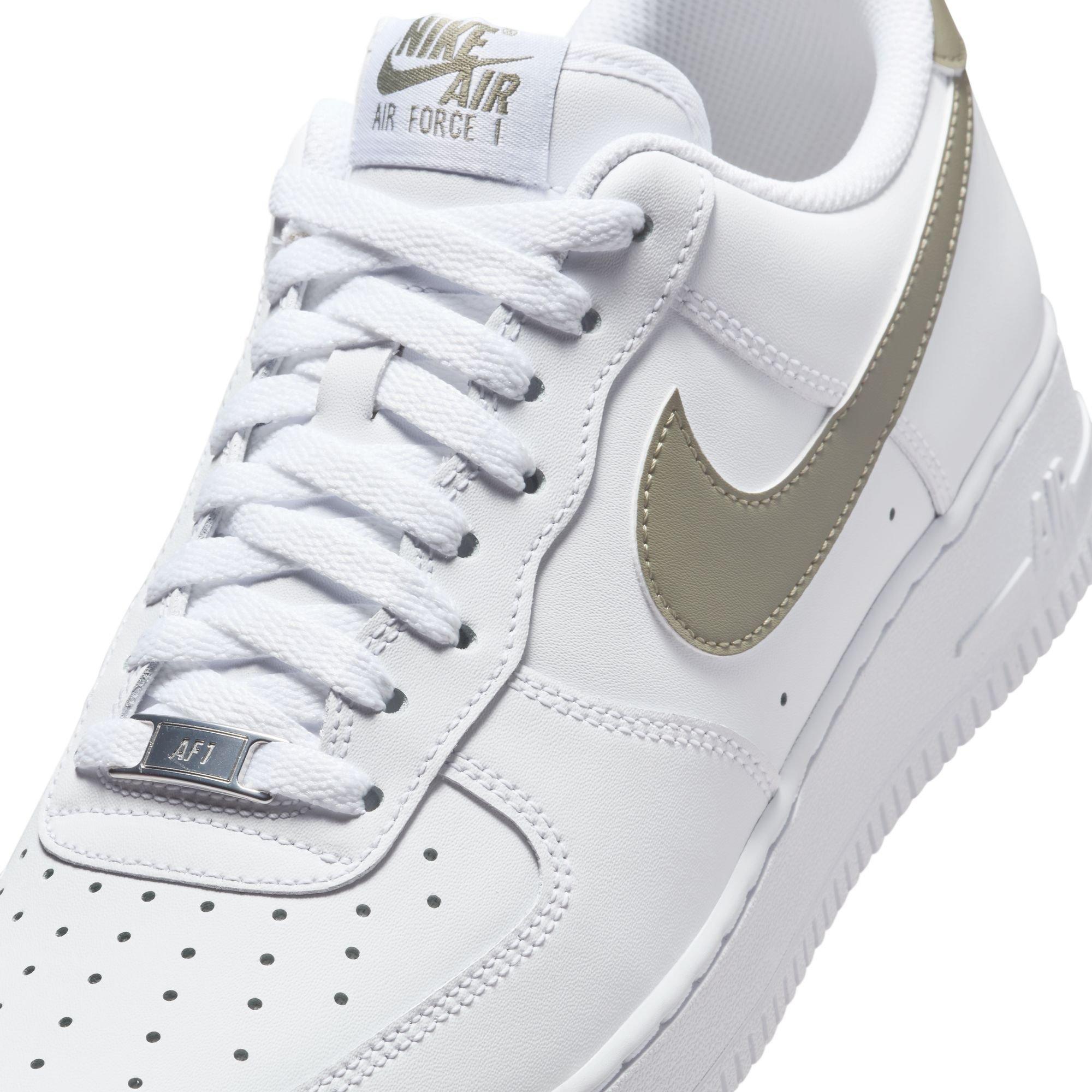 Nike Air Force 1 '07 "White/Light Army" Men's Shoe - WHITE/OLIVE Thumbnail View 10