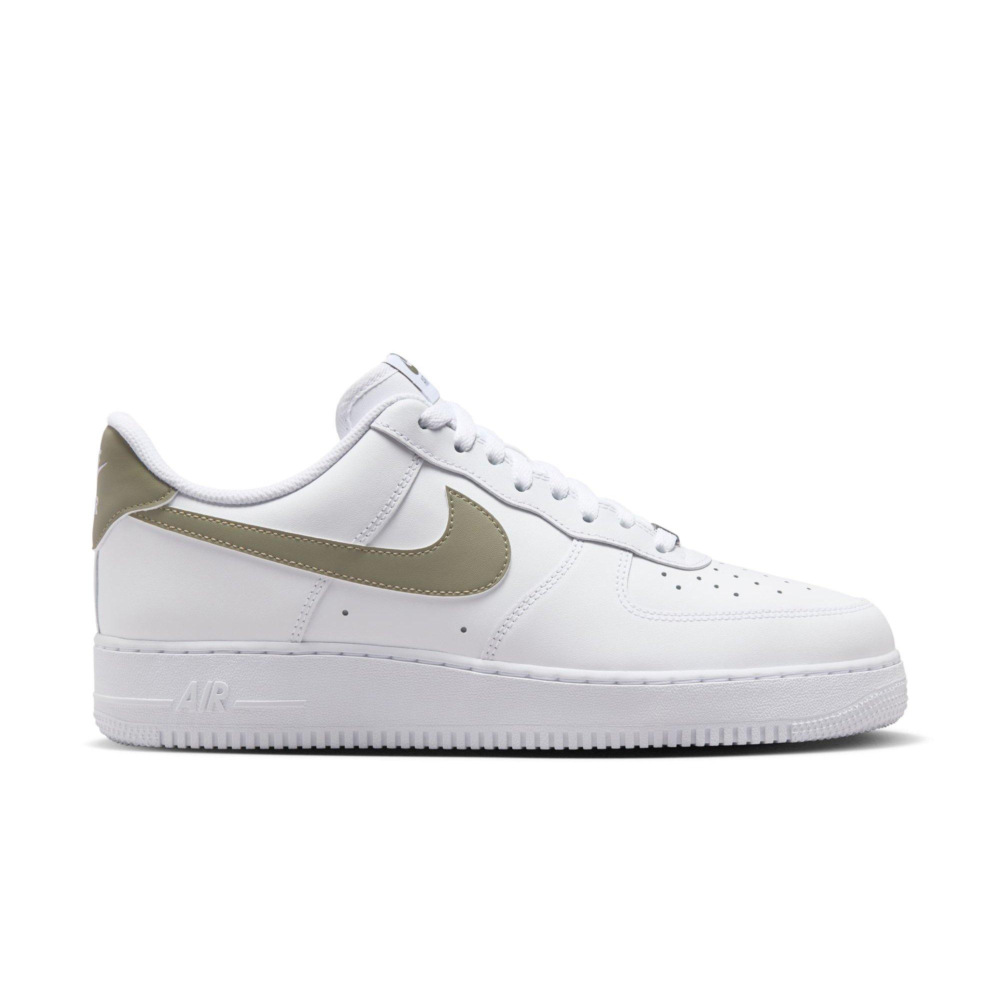 Nike Air Force 1 '07 "White/Light Army" Men's Shoe - WHITE/OLIVE Thumbnail View 1