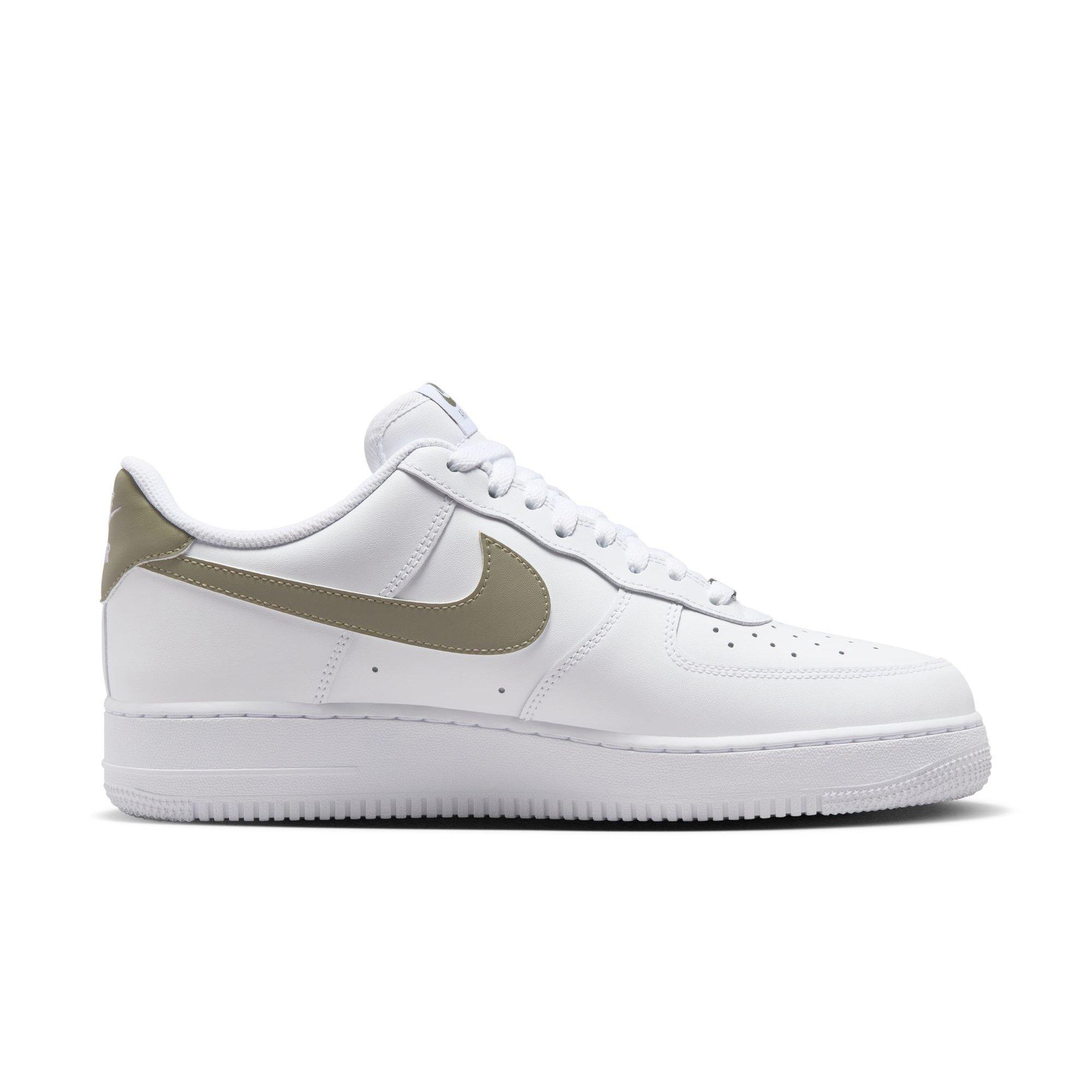 Nike Air Force 1 '07 "White/Light Army" Men's Shoe - WHITE/OLIVE Thumbnail View 2
