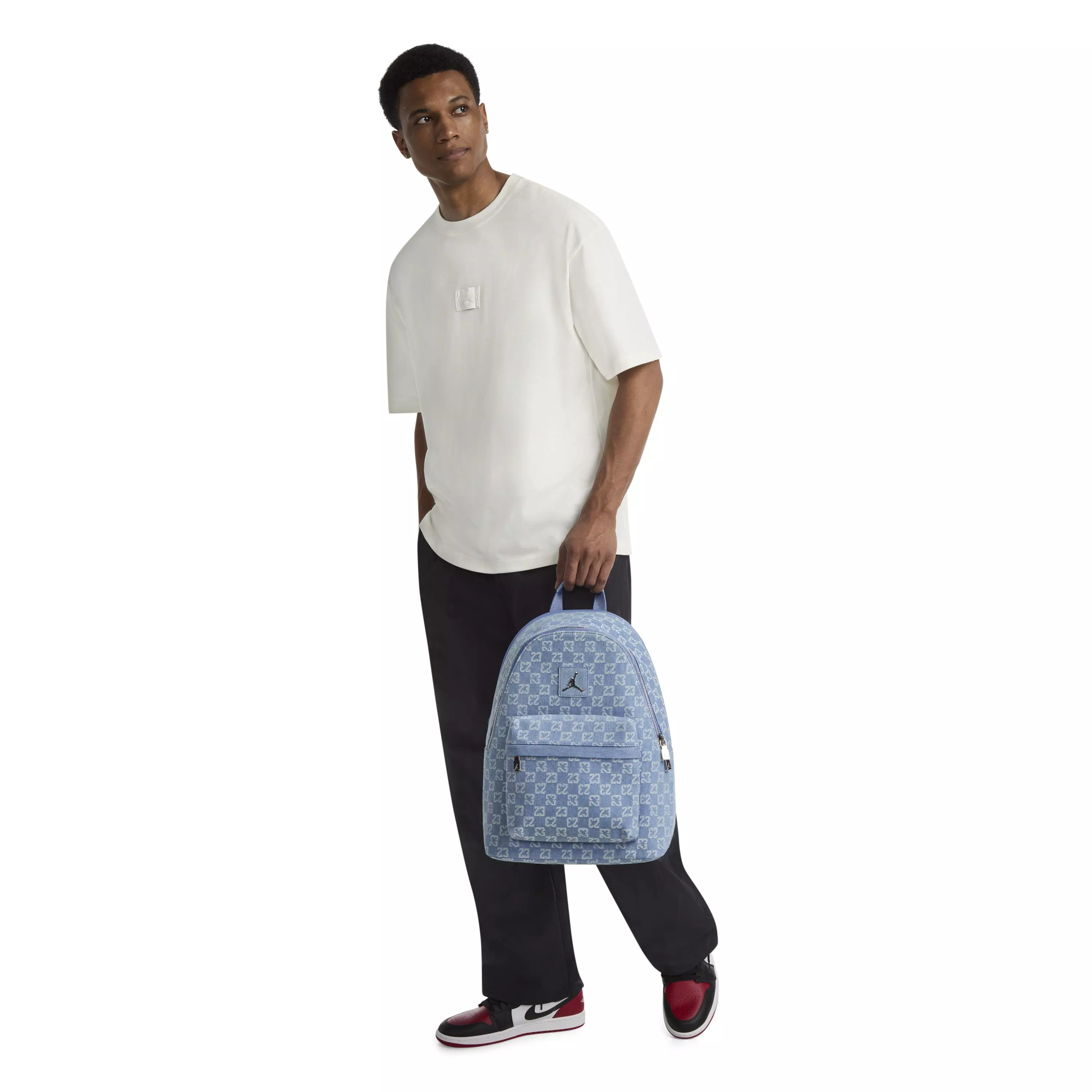 Jordan Monogram Backpack - Denim - DENIM