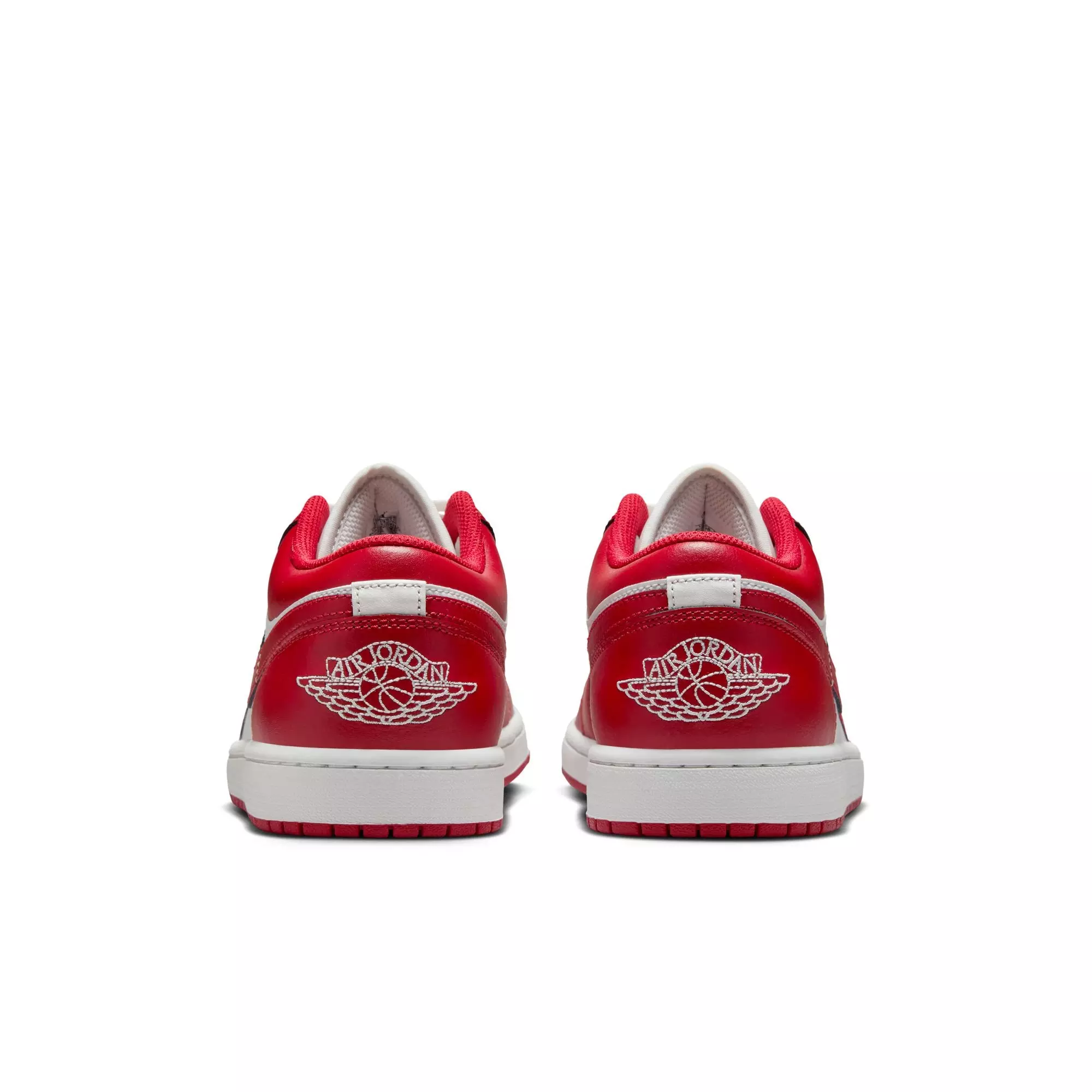 Jordan 1 Low "Summit White/Varsity Red" Men's Shoe - WHITE/RED
