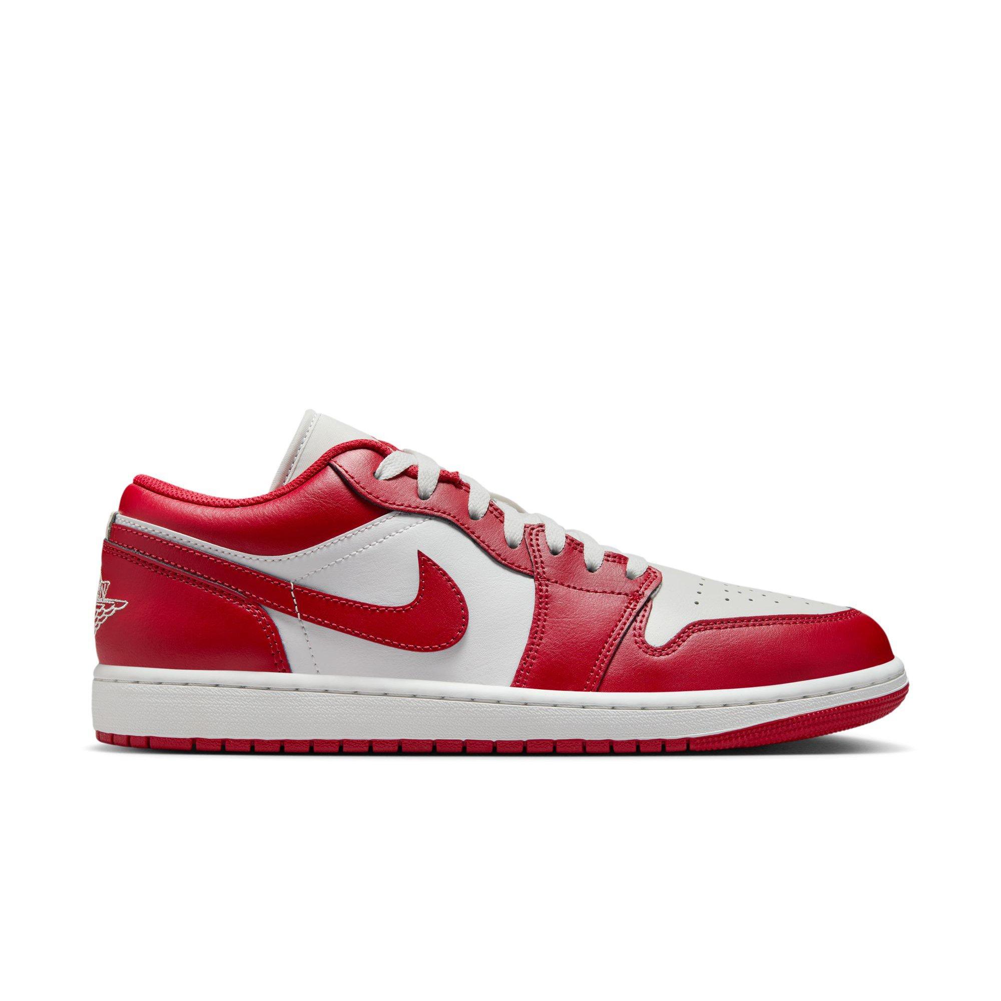 Jordan 1 Low "Summit White/Varsity Red" Men's Shoe