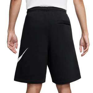 Nike Men's Sportswear Club Brushed Fleece Shorts-Black