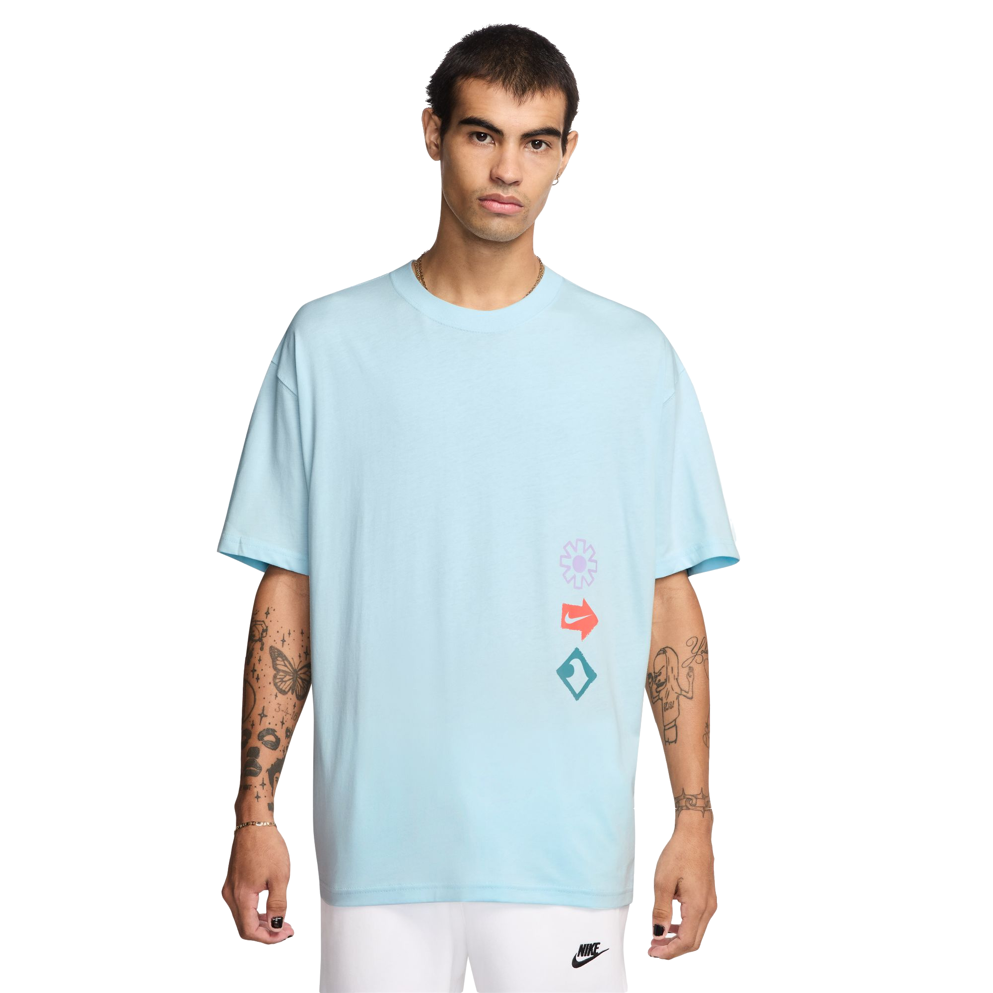 Nike Men's Sportswear Max90 Tee - Light Blue - LIGHT BLUE Thumbnail View 1