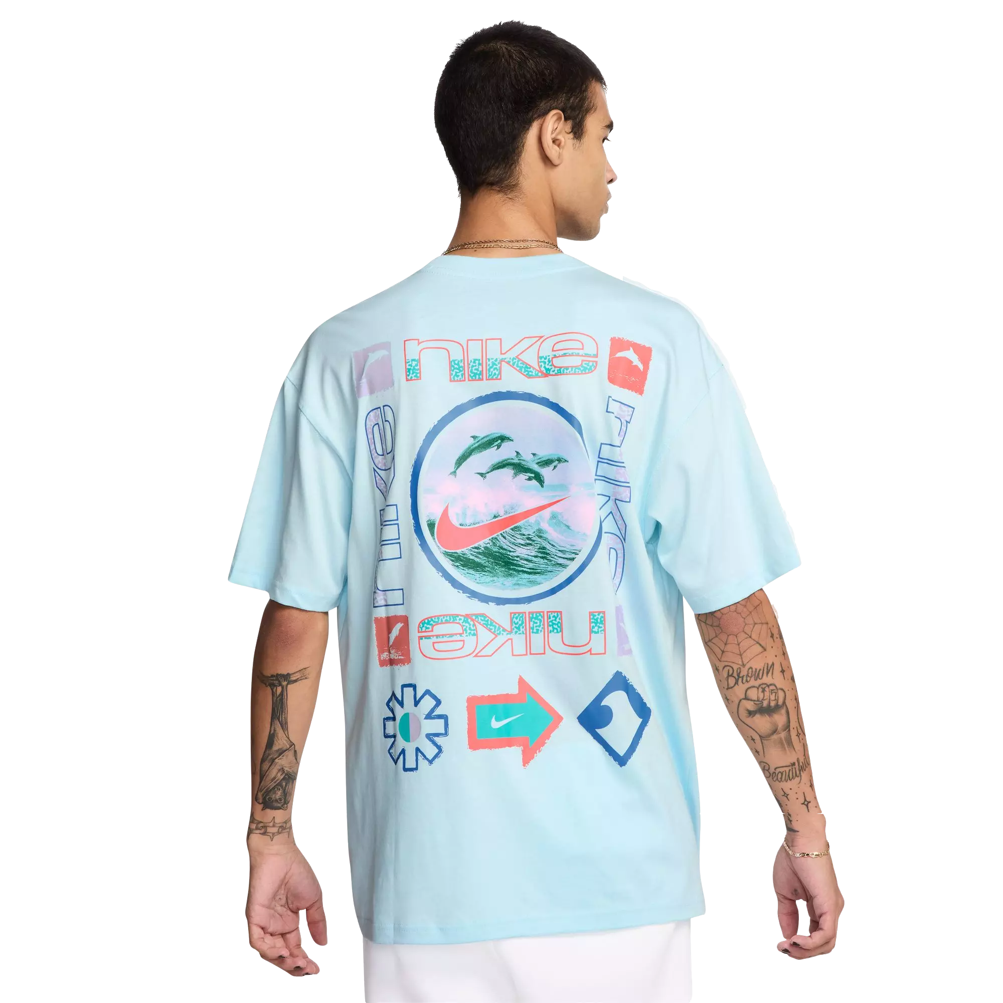 Nike Men's Sportswear Max90 Tee - Light Blue - LIGHT BLUE