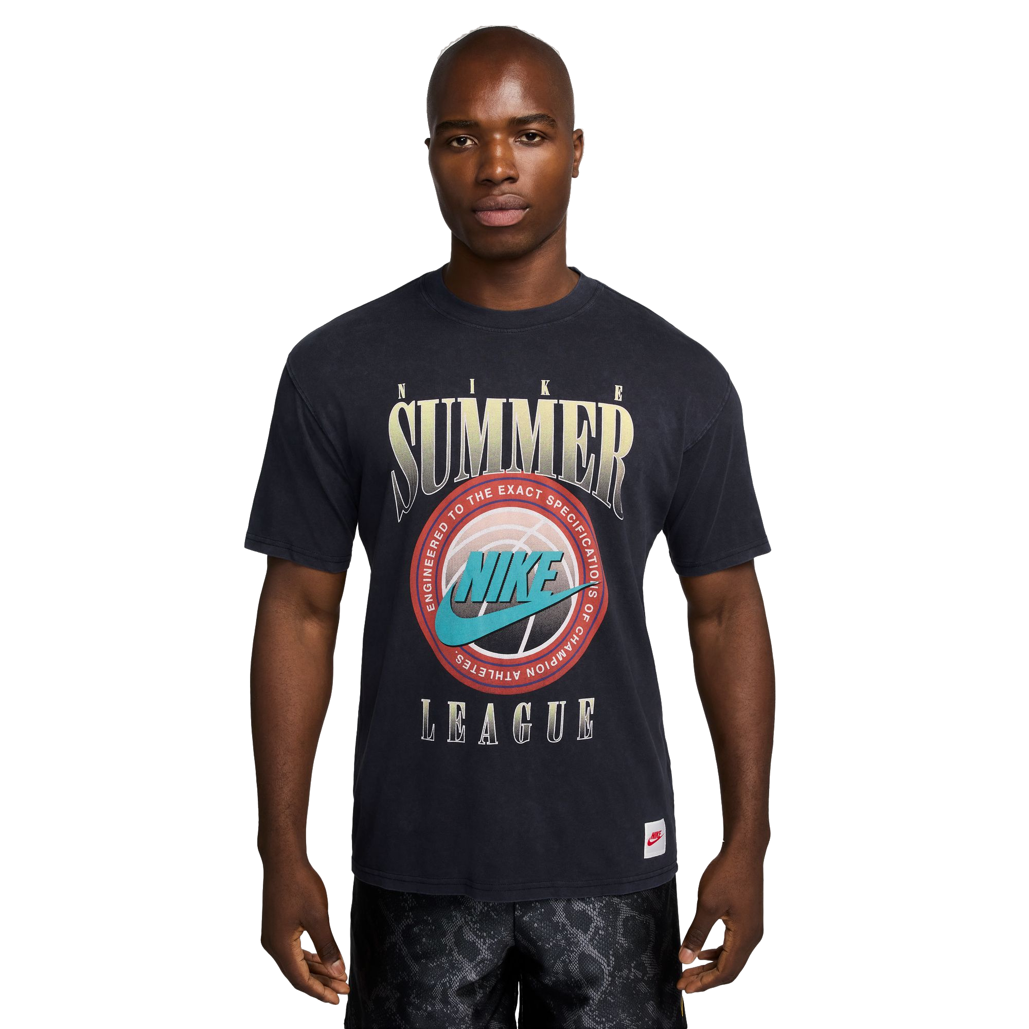 Nike Men's Max90 Basketball Tee - BLACK Thumbnail View 1