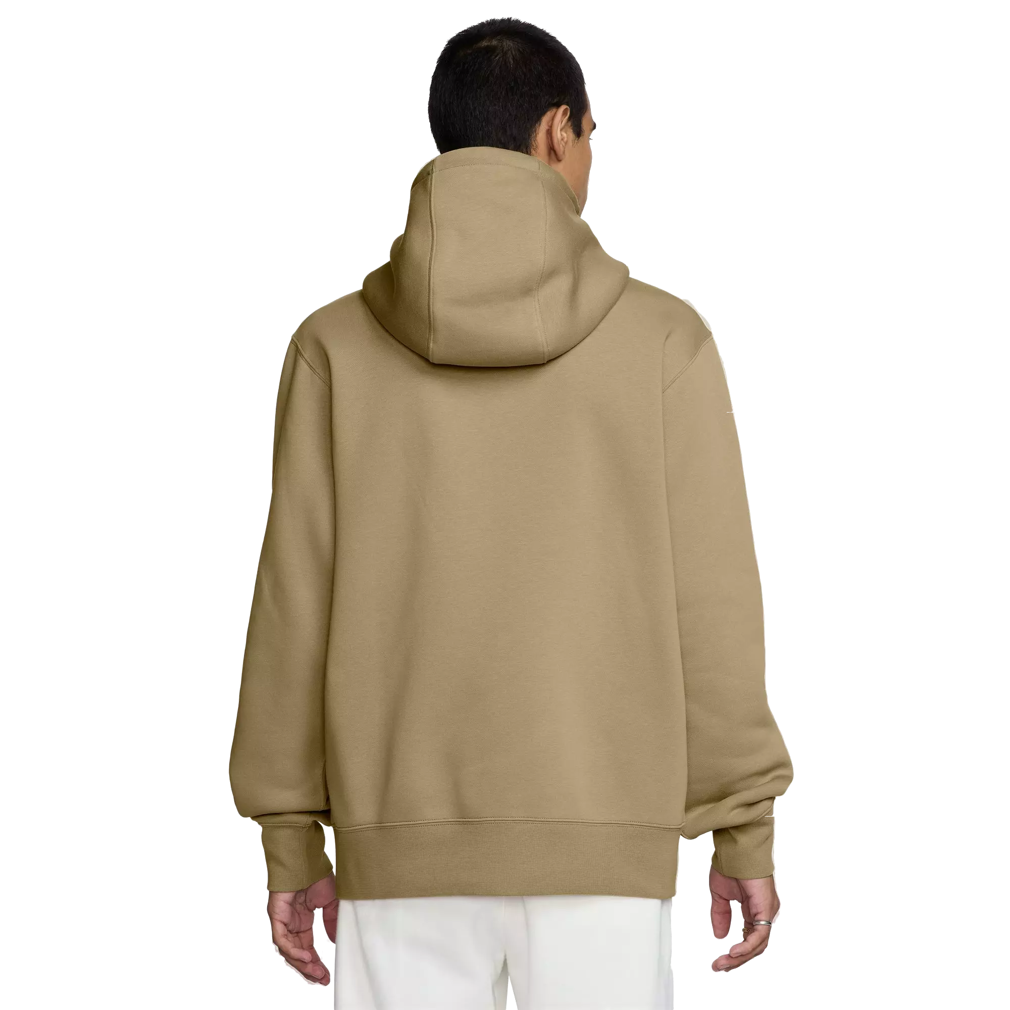 Nike Men's Club Pull-Over Fleece Hoodie - BEIGE