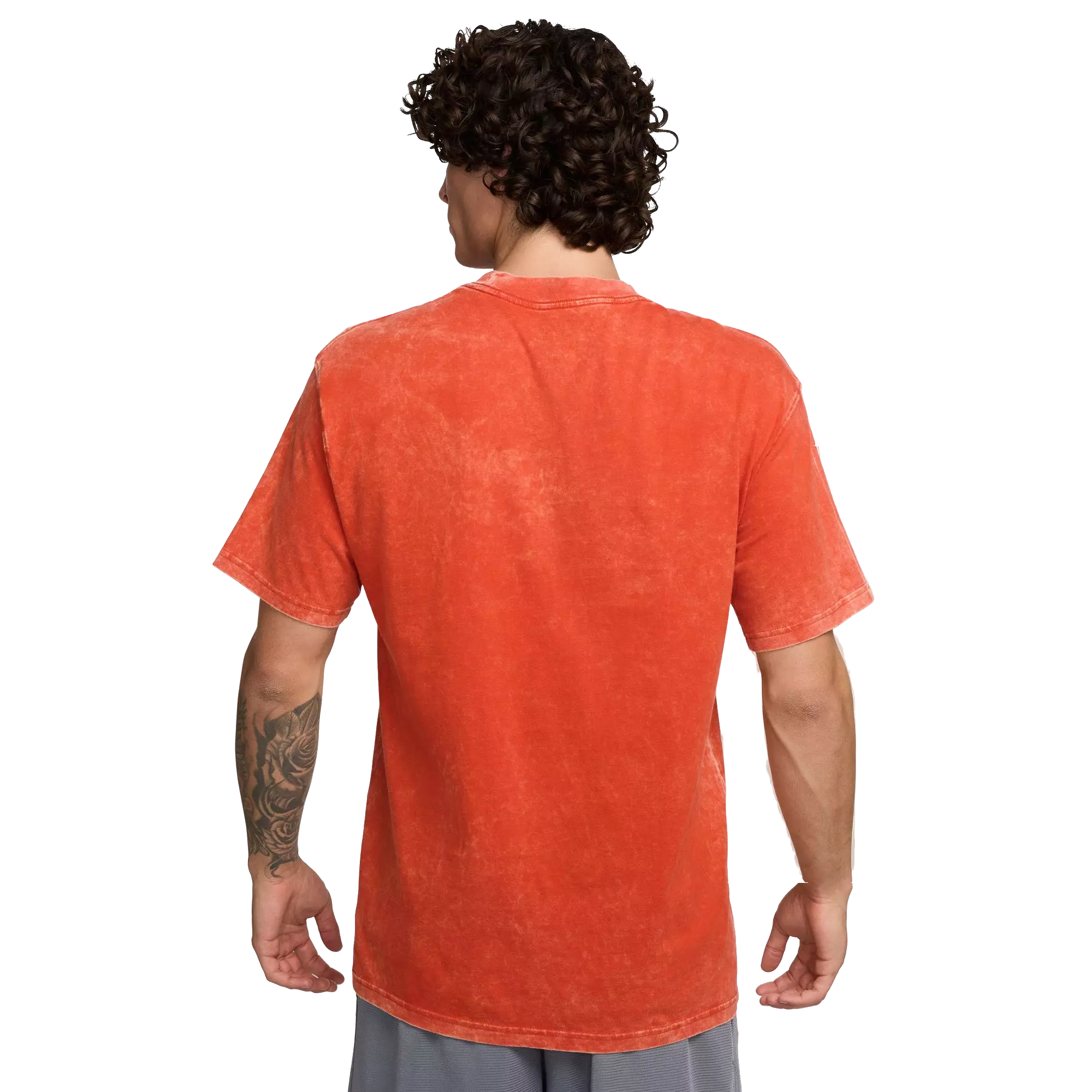 Nike Men's Max90 Basketball Tee-Orange - ORANGE