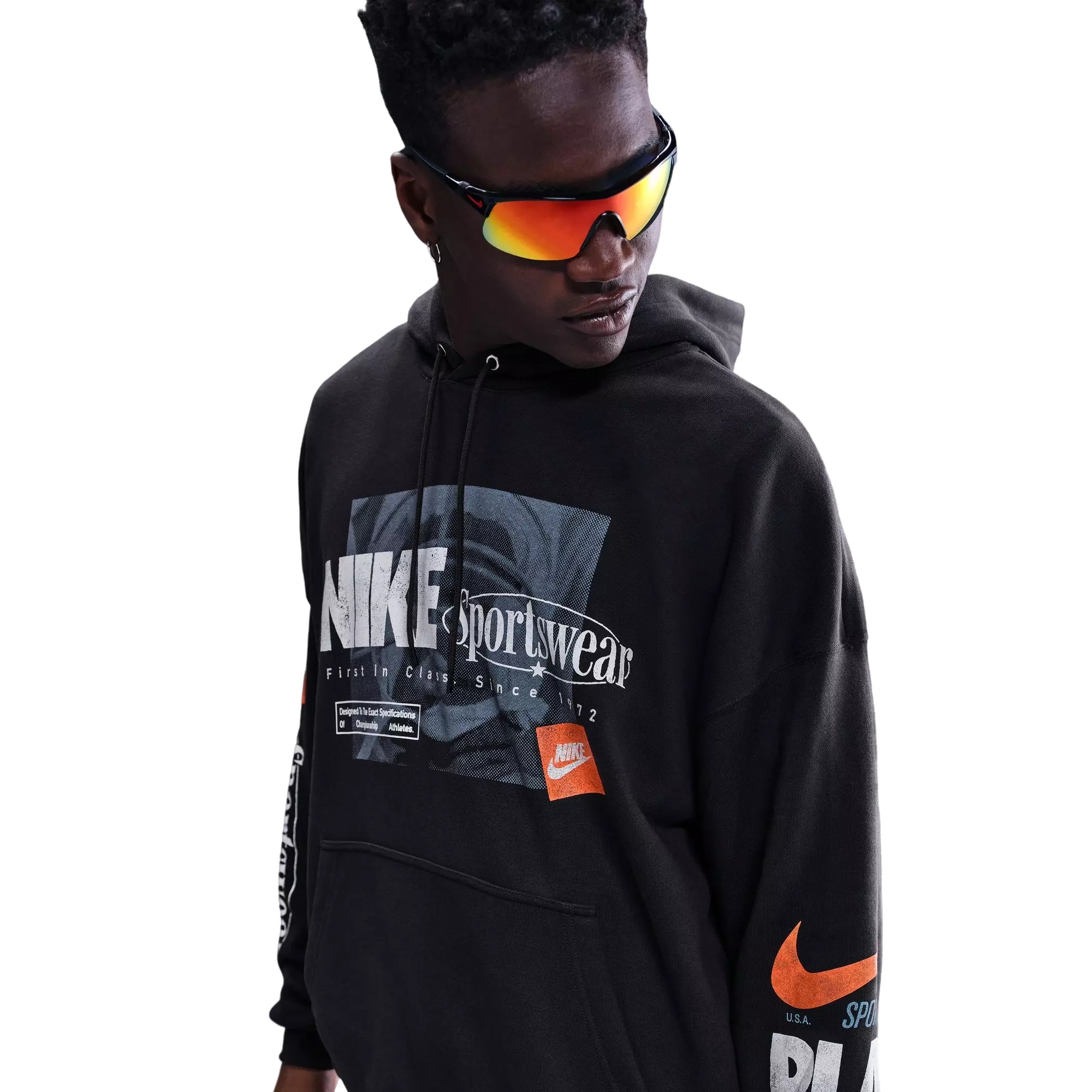 Nike Men's Club Oversized French Terry Pullover Hoodie