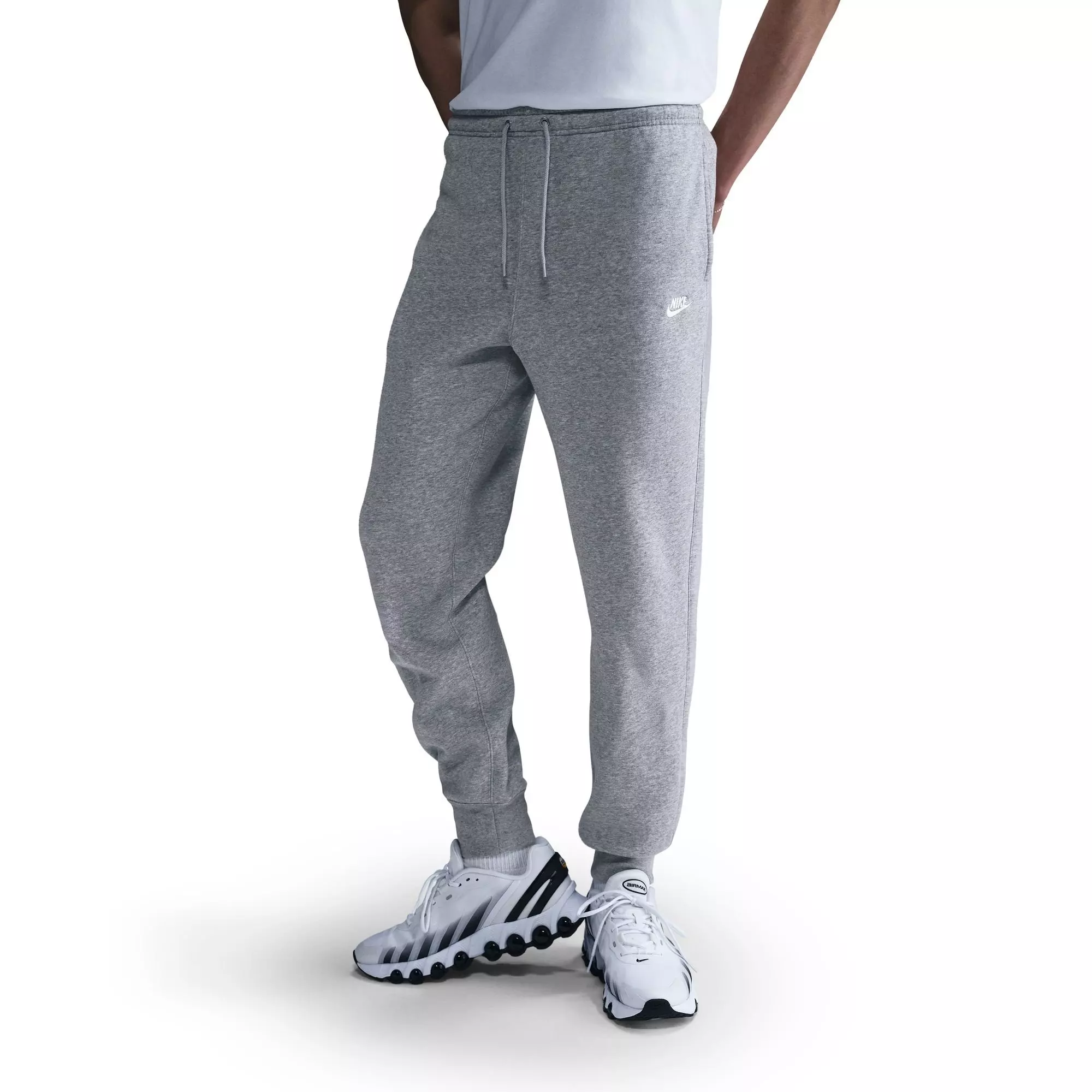 Nike Men's Club Joggers - Grey - GREY
