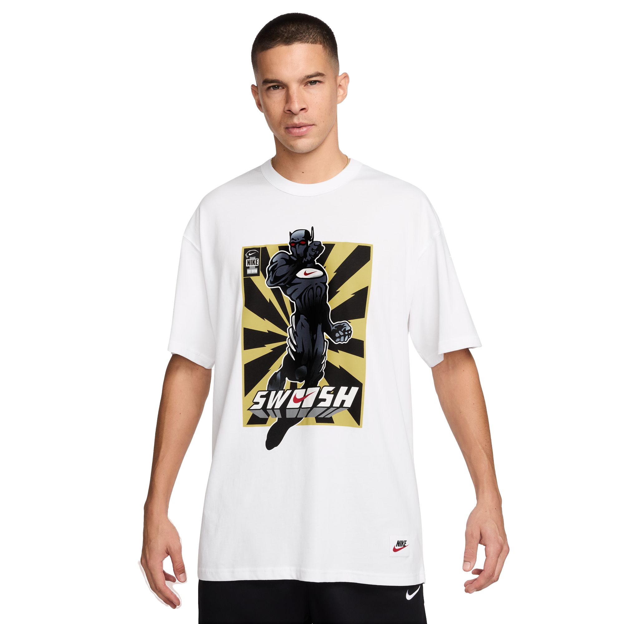 Nike Men's Max90 Fitness Tee - WHITE Thumbnail View 1