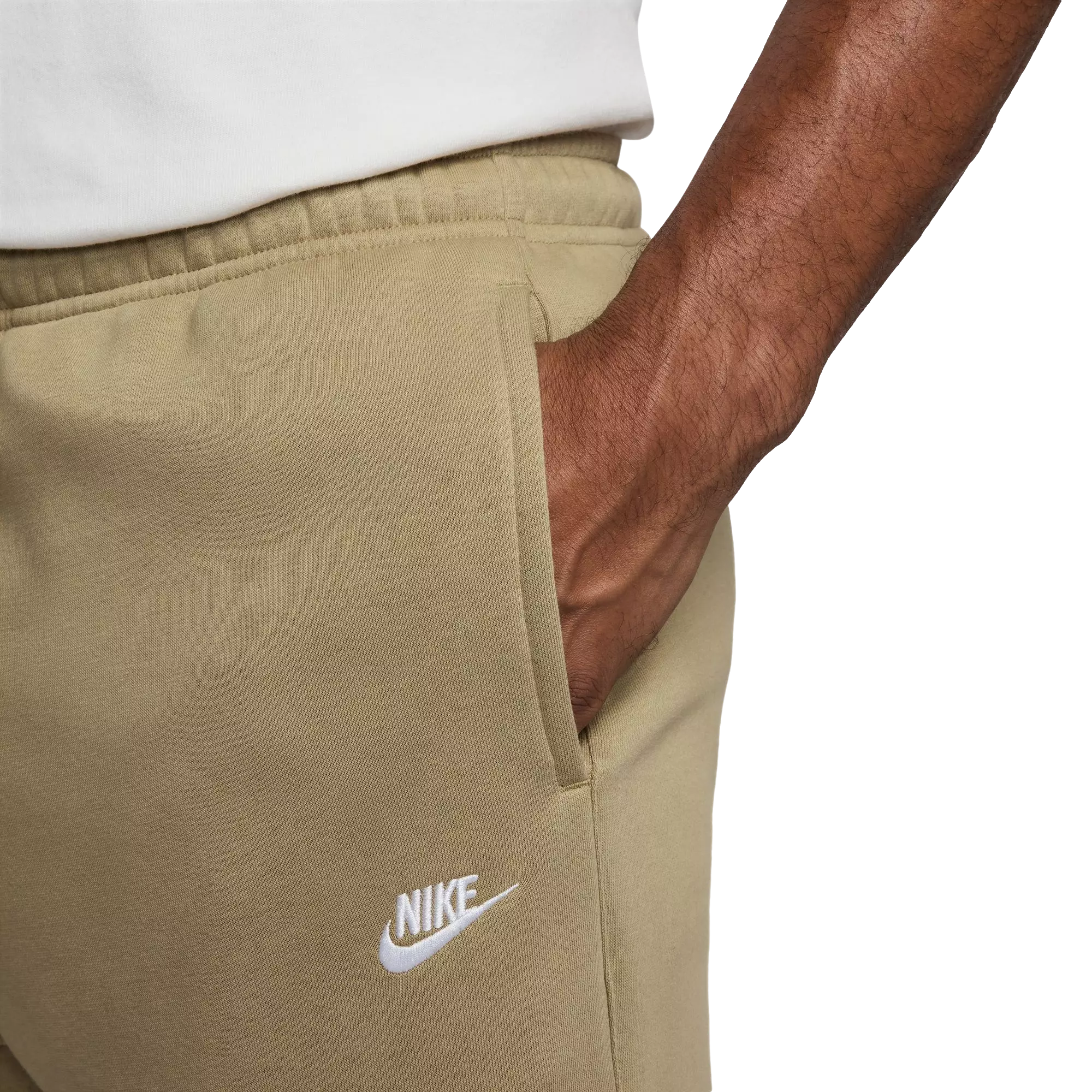 Nike Men's Club Joggers-Beige - BEIGE