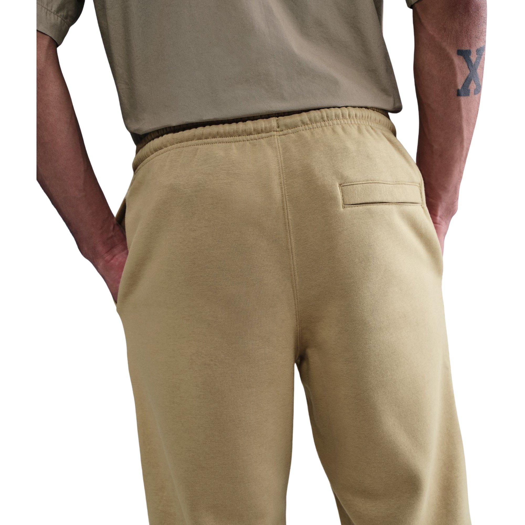 Nike Men's Club Joggers-Beige - BEIGE Thumbnail View 4