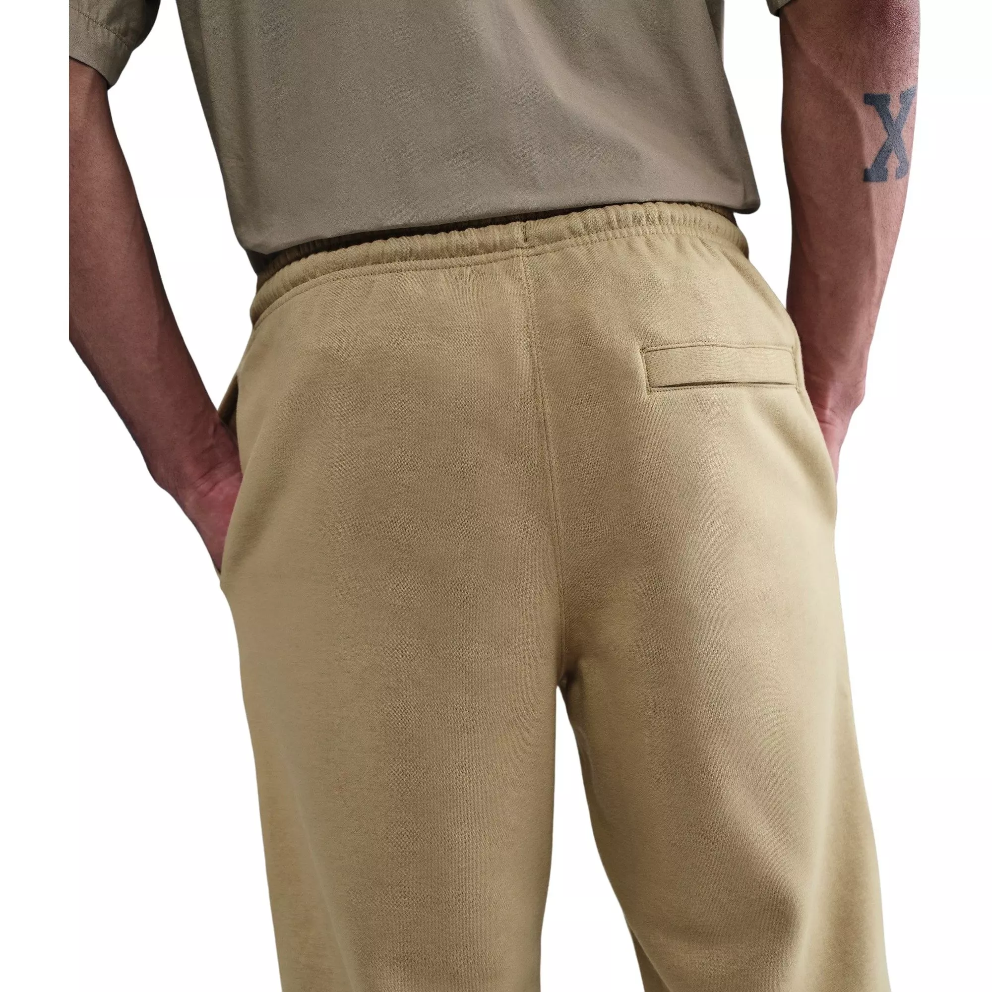 Nike Men's Club Joggers-Beige - BEIGE
