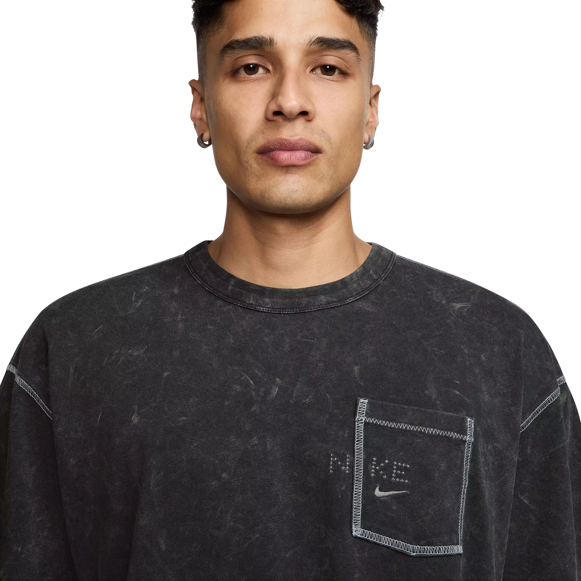 Nike Men's Sportswear Max90 Tee-Grey - GREY