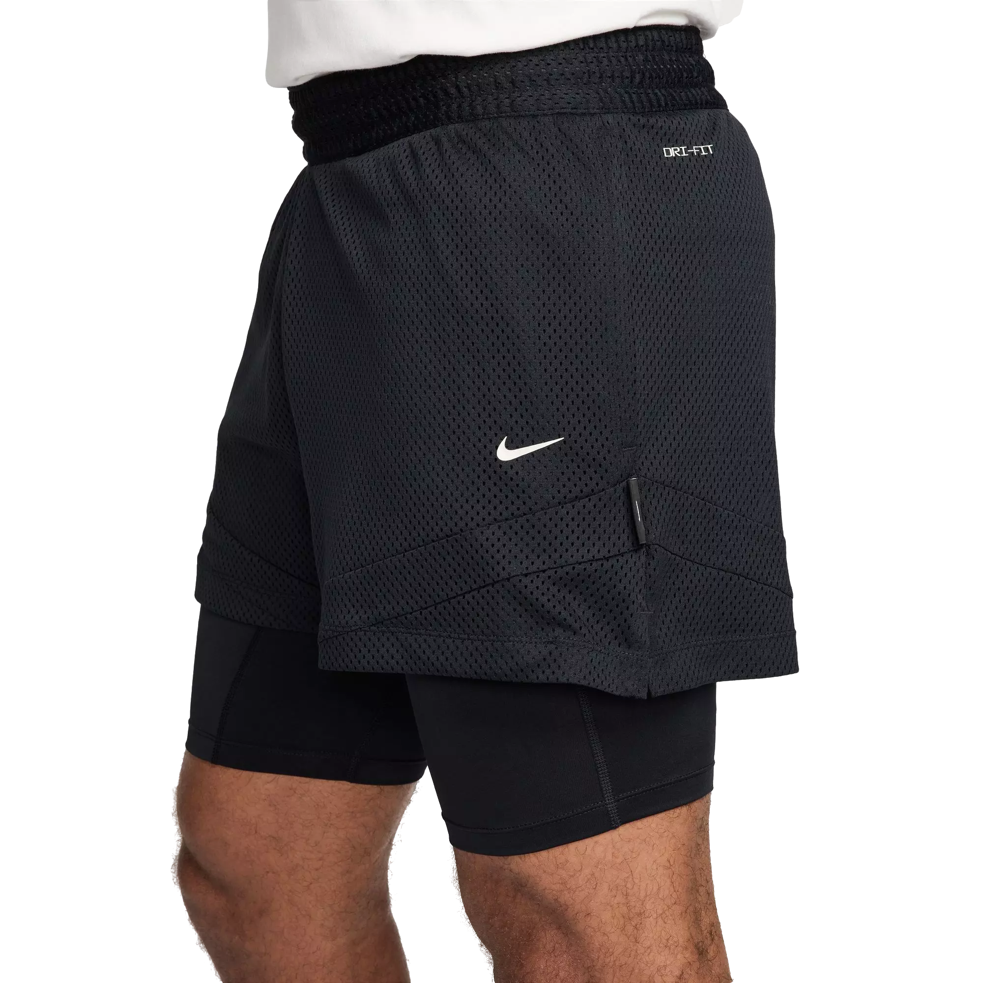 Nike Men's Icon Dri-FIT 4" 2-in-1 Basketball Shorts - BLACK