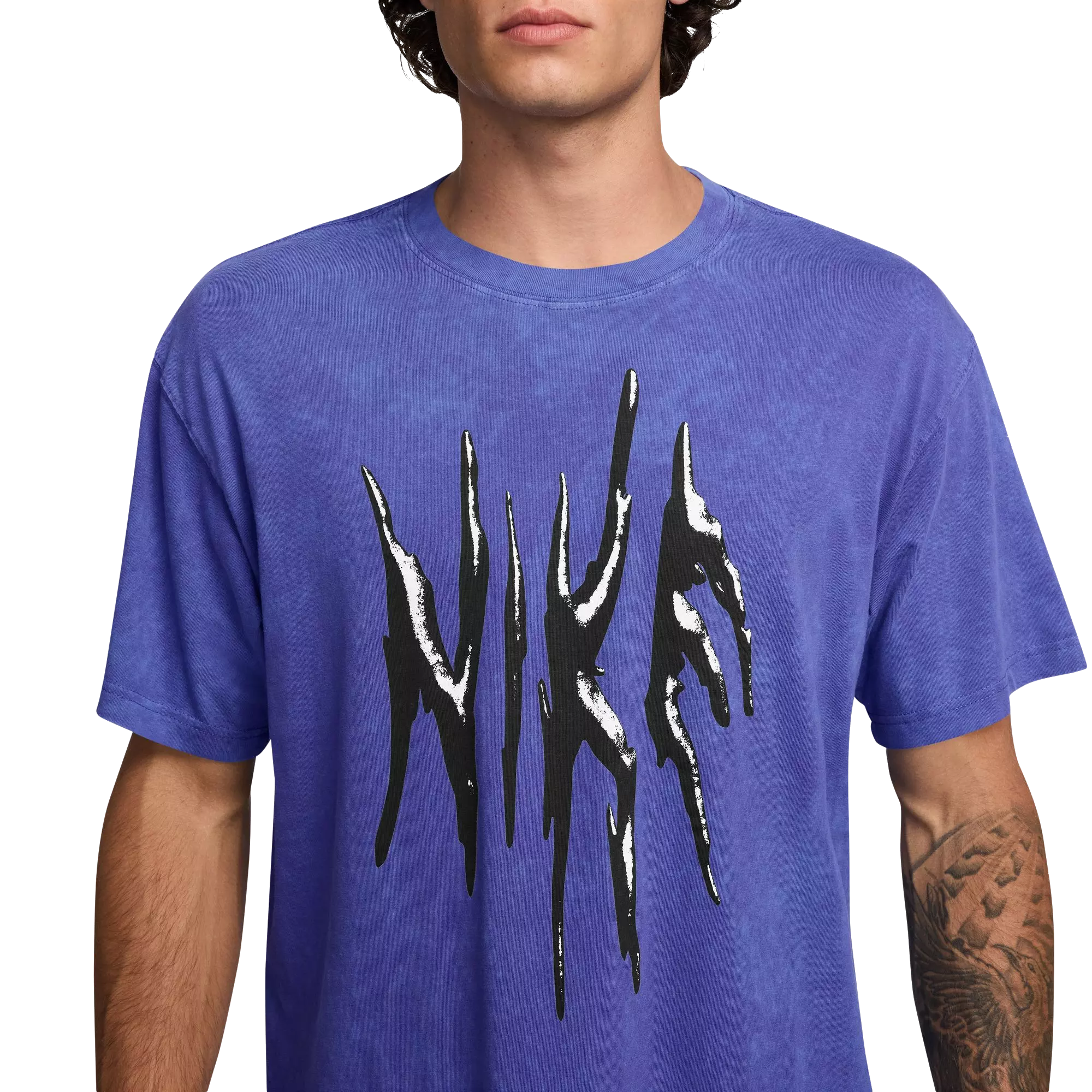 Nike Men's Max90 Basketball Tee - Blue - BLUE