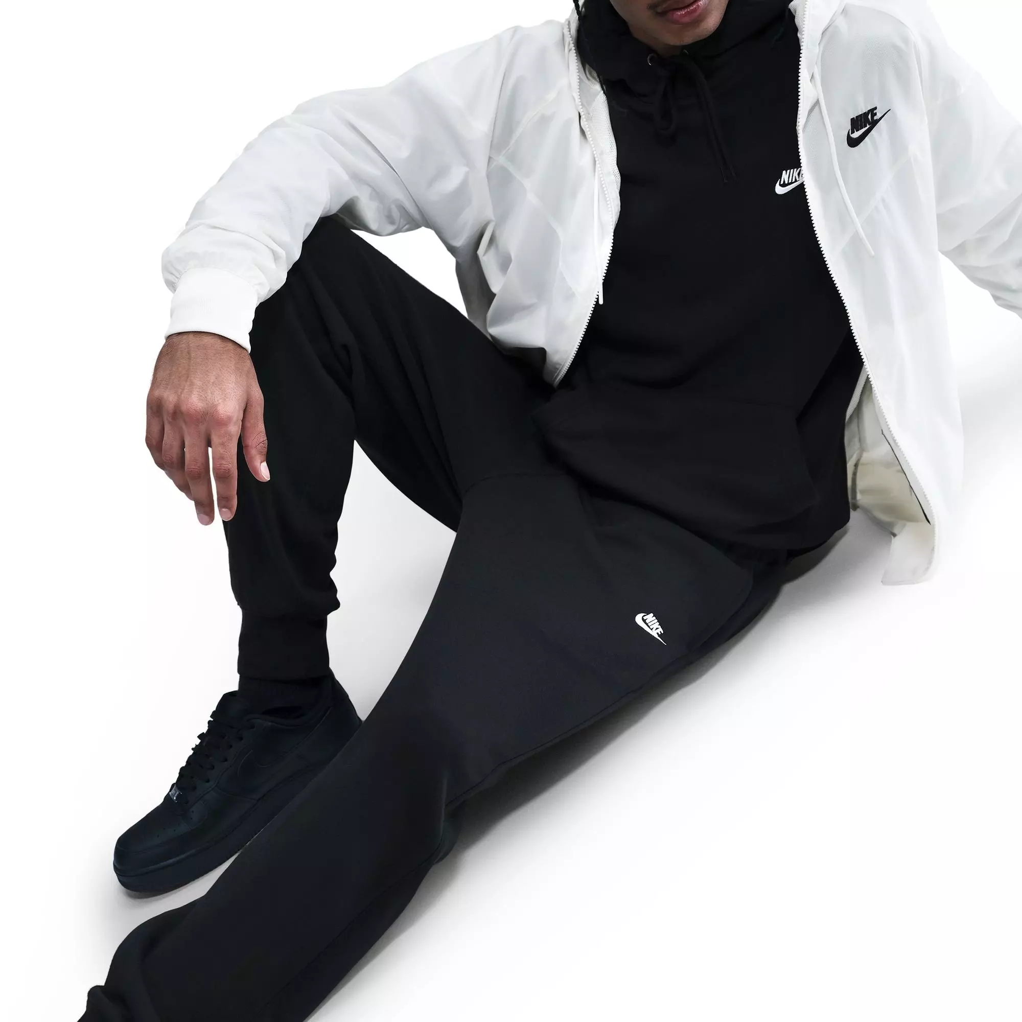 Nike Men's Club Joggers - Black - BLACK
