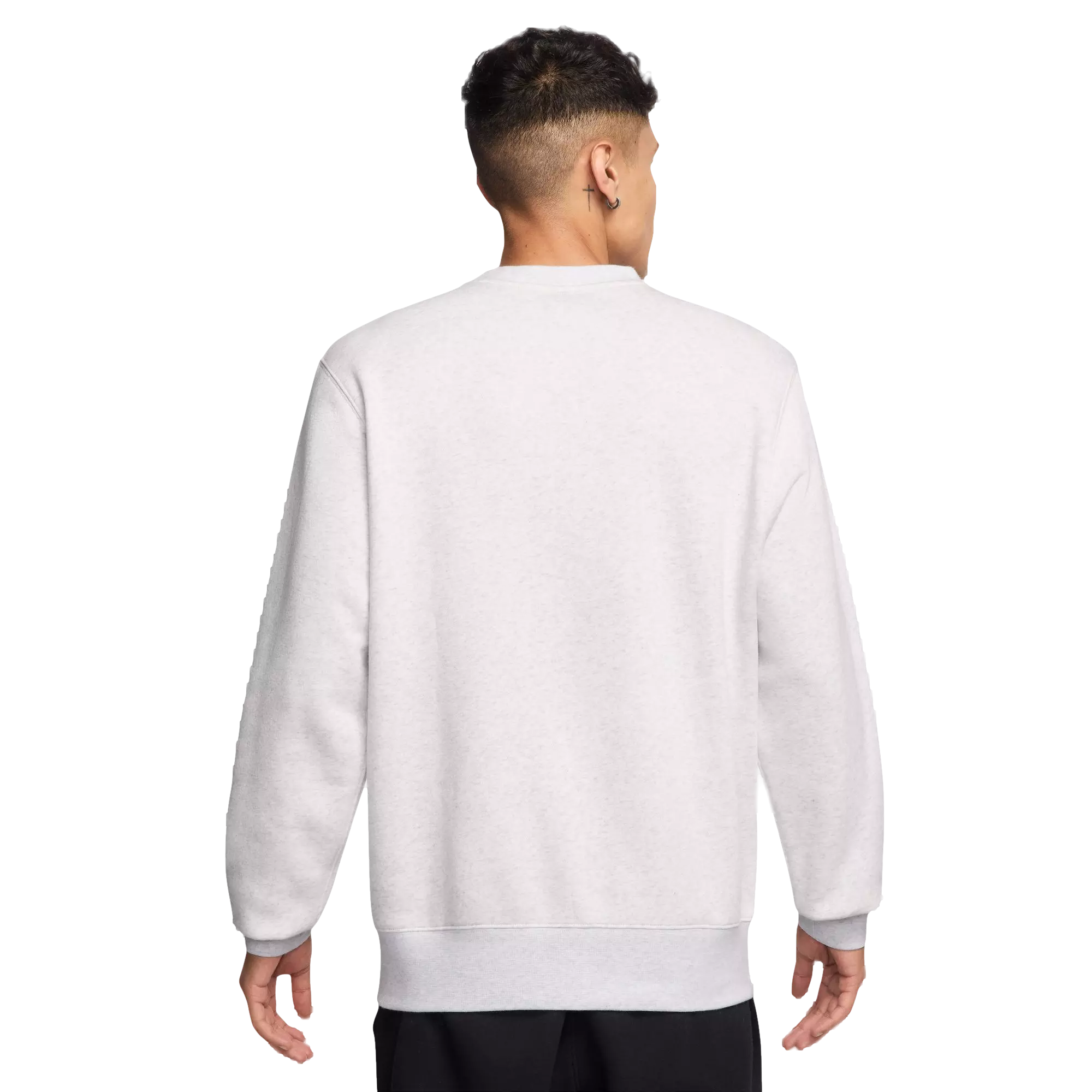 Nike Men's Club Brushed Fleece Crew - GREY