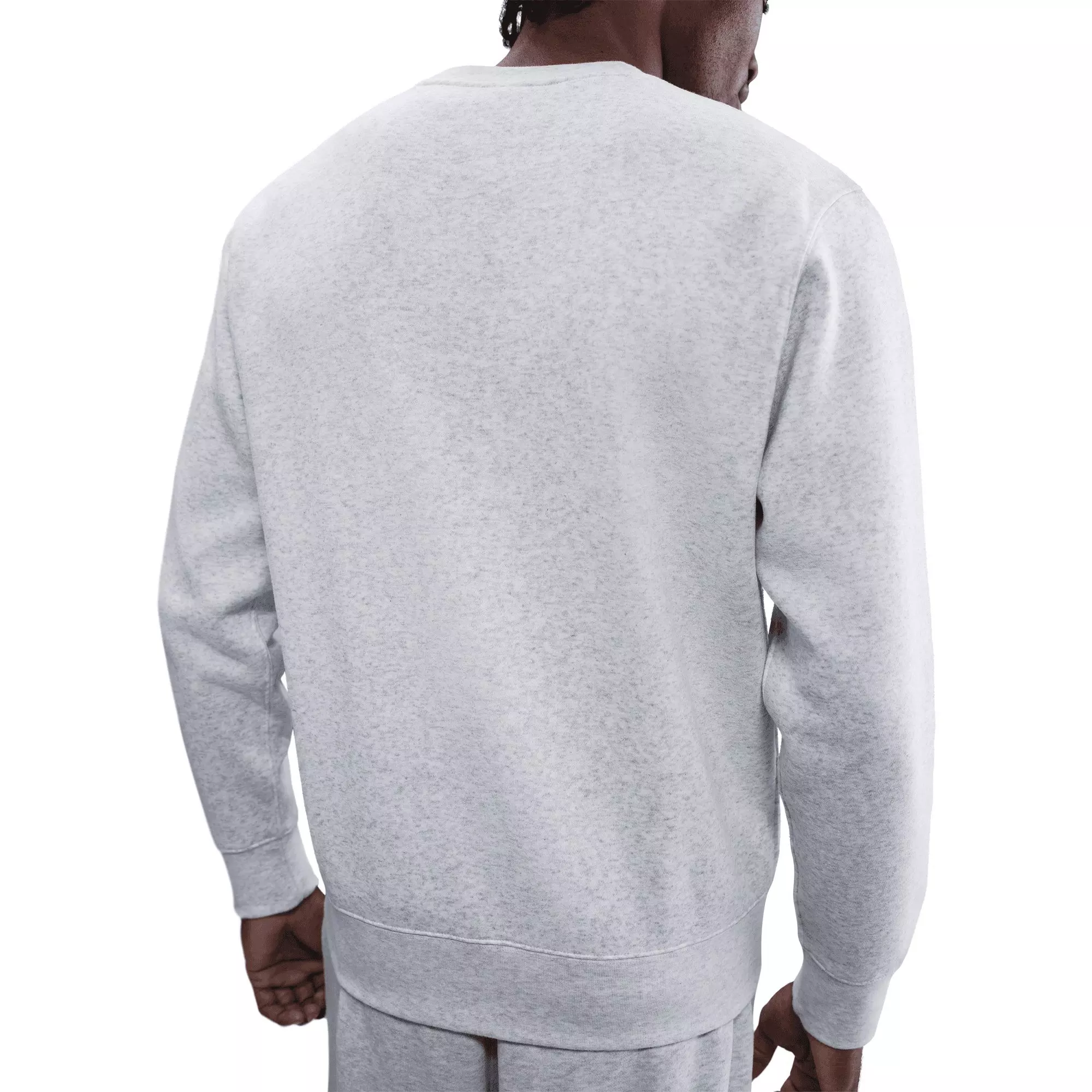 Nike Men's Club Brushed Fleece Crew - GREY
