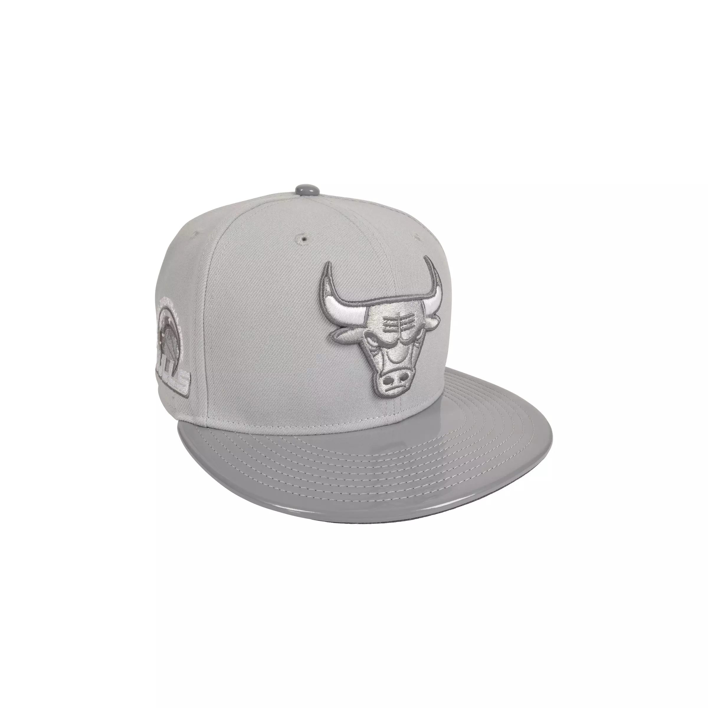 New Era Chicago Bulls 9FIFTY Cool Grey 1X Snapback Hat-Grey - GREY