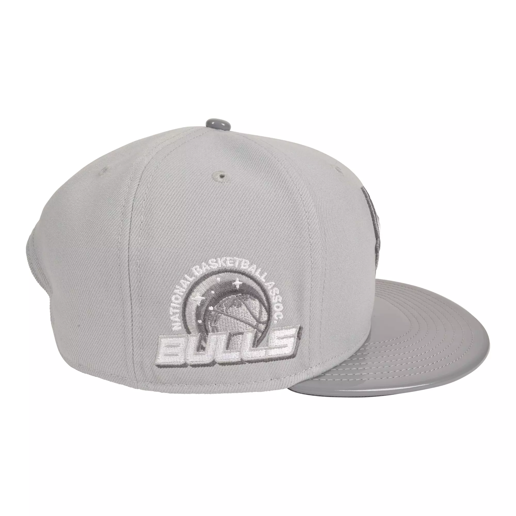 New Era Chicago Bulls 9FIFTY Cool Grey 1X Snapback Hat-Grey - GREY