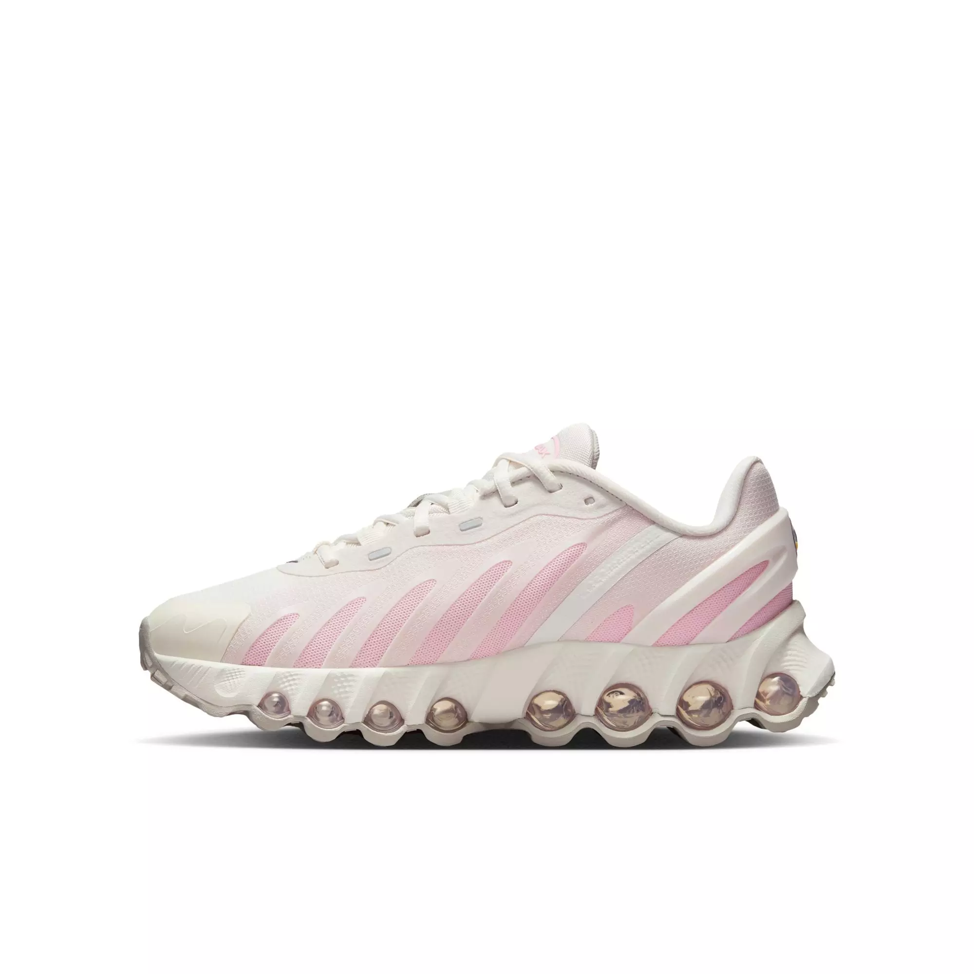 Nike Air Max Dn8 "Phantom/Moon Particle/Soft Med Pink" Grade School Girls' Shoe - PINK/WHITE