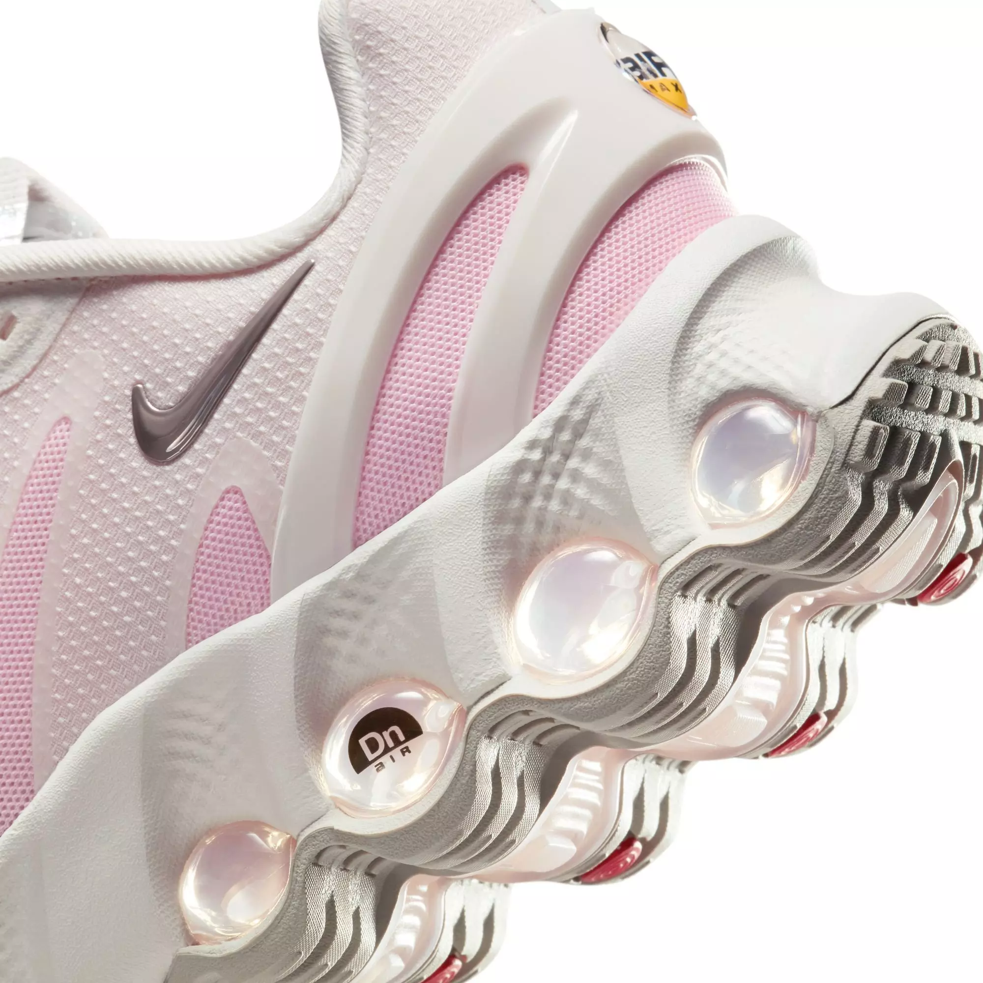 Nike Air Max Dn8 "Phantom/Moon Particle/Soft Med Pink" Grade School Girls' Shoe - PINK/WHITE