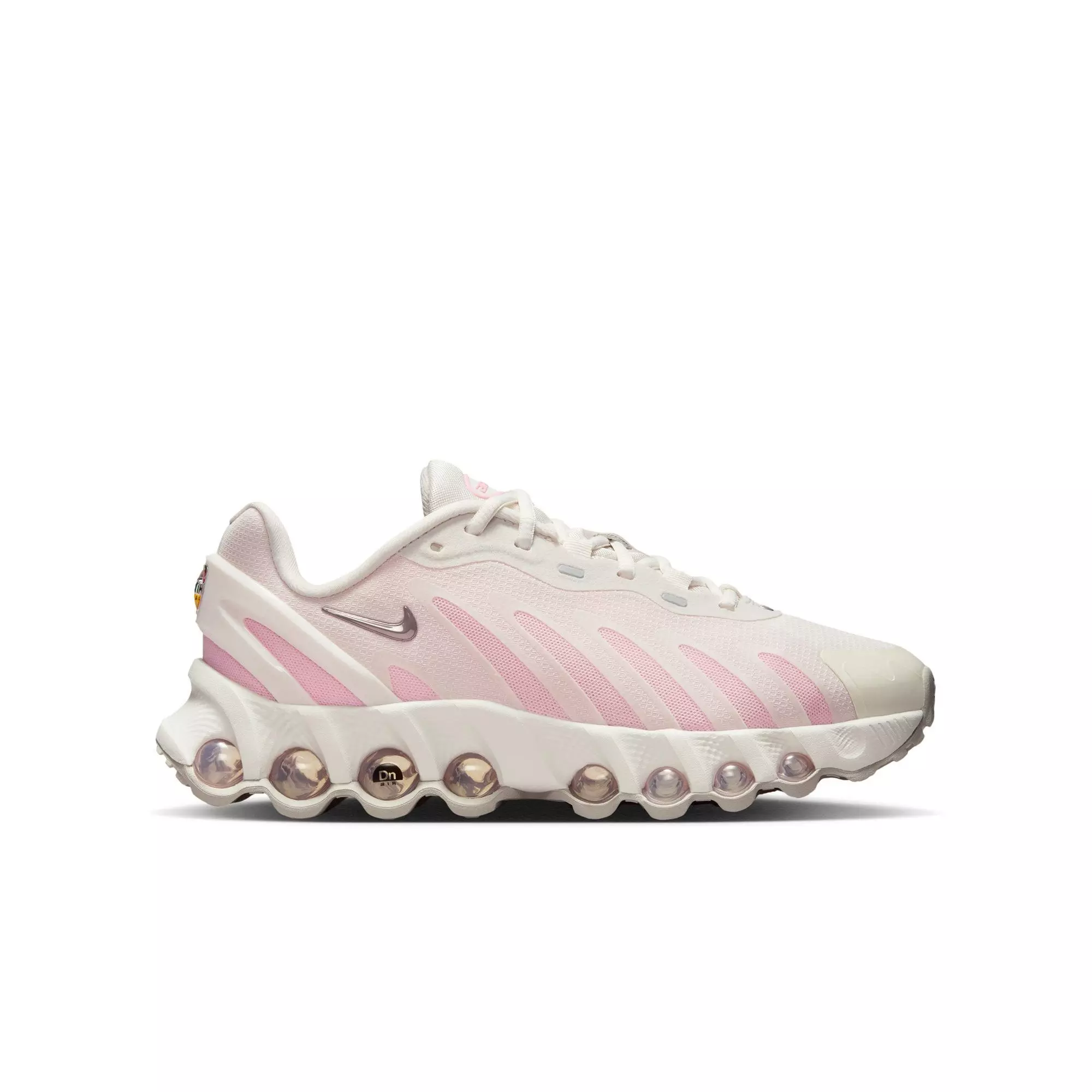 Nike Air Max Dn8 "Phantom/Moon Particle/Soft Med Pink" Grade School Girls' Shoe - PINK/WHITE