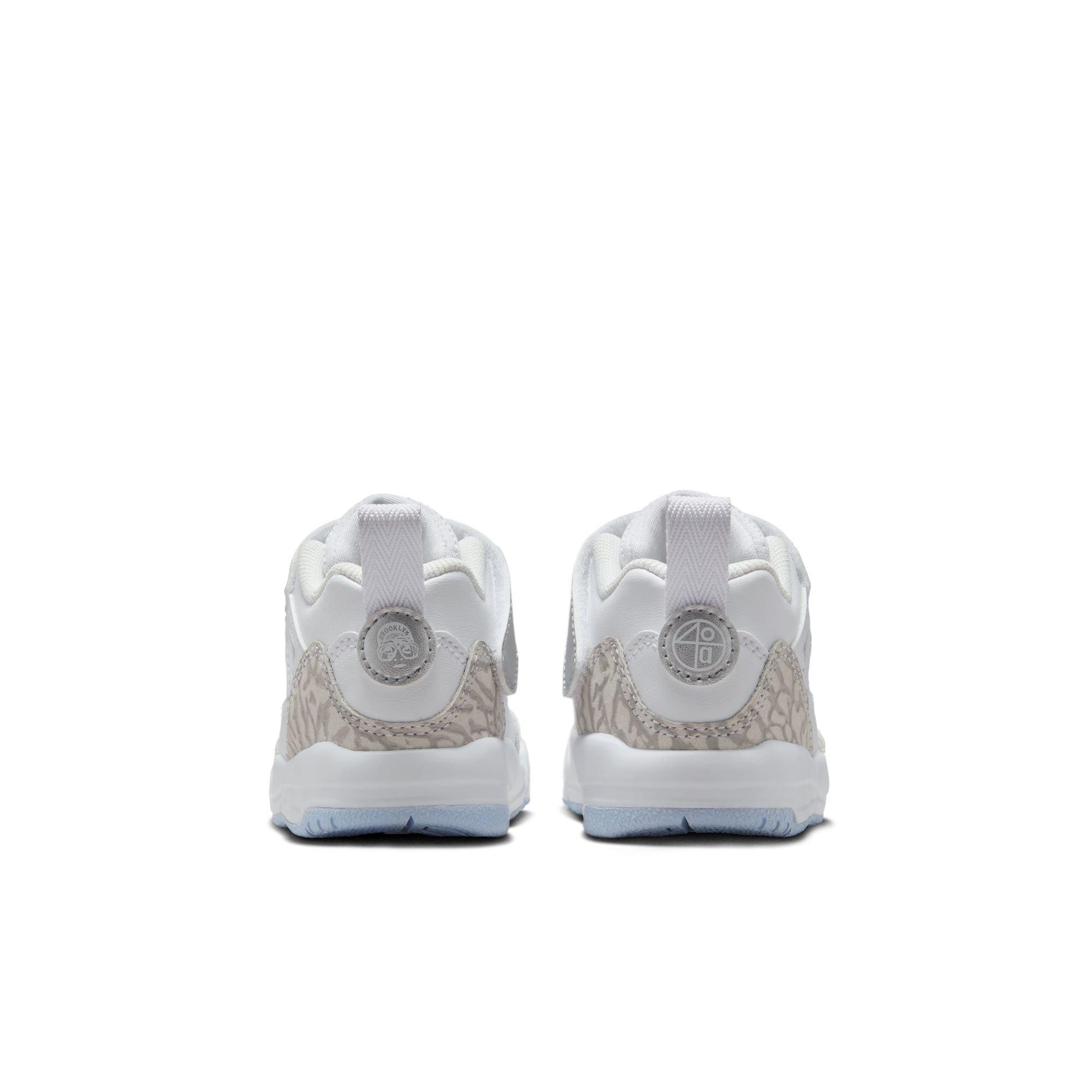 Jordan Spizike Low Toddler Boys' "White/Neutral Grey/Metallic Silver" Shoe