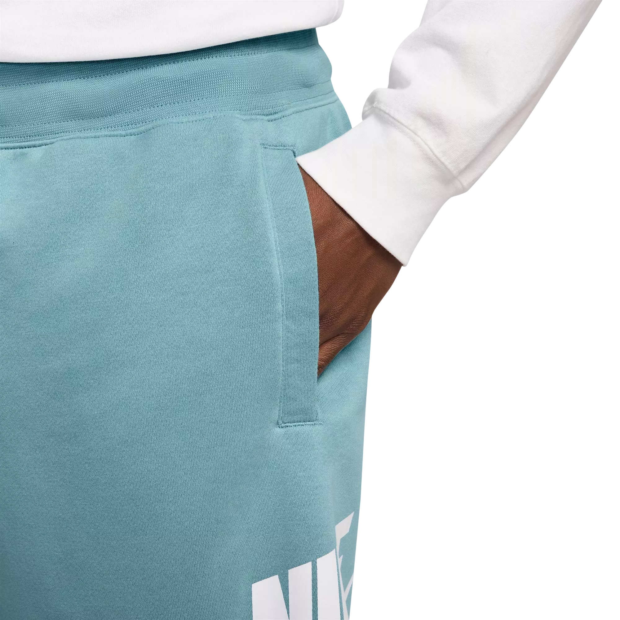Nike Men's Club French Terry Alumni Shorts - Blue - BLUE