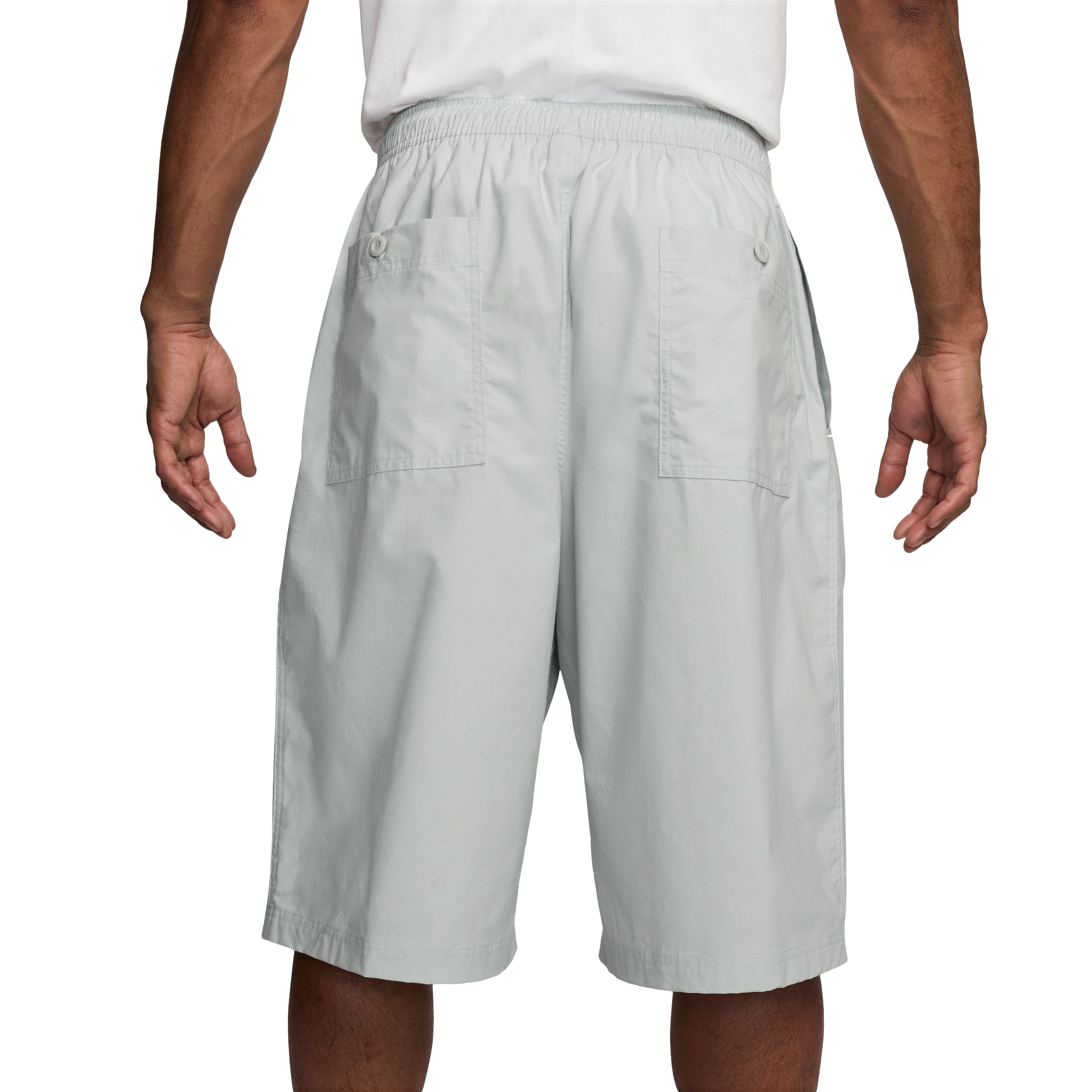 Nike Men's Club Oversized Seoul Shorts - GREY Thumbnail View 2