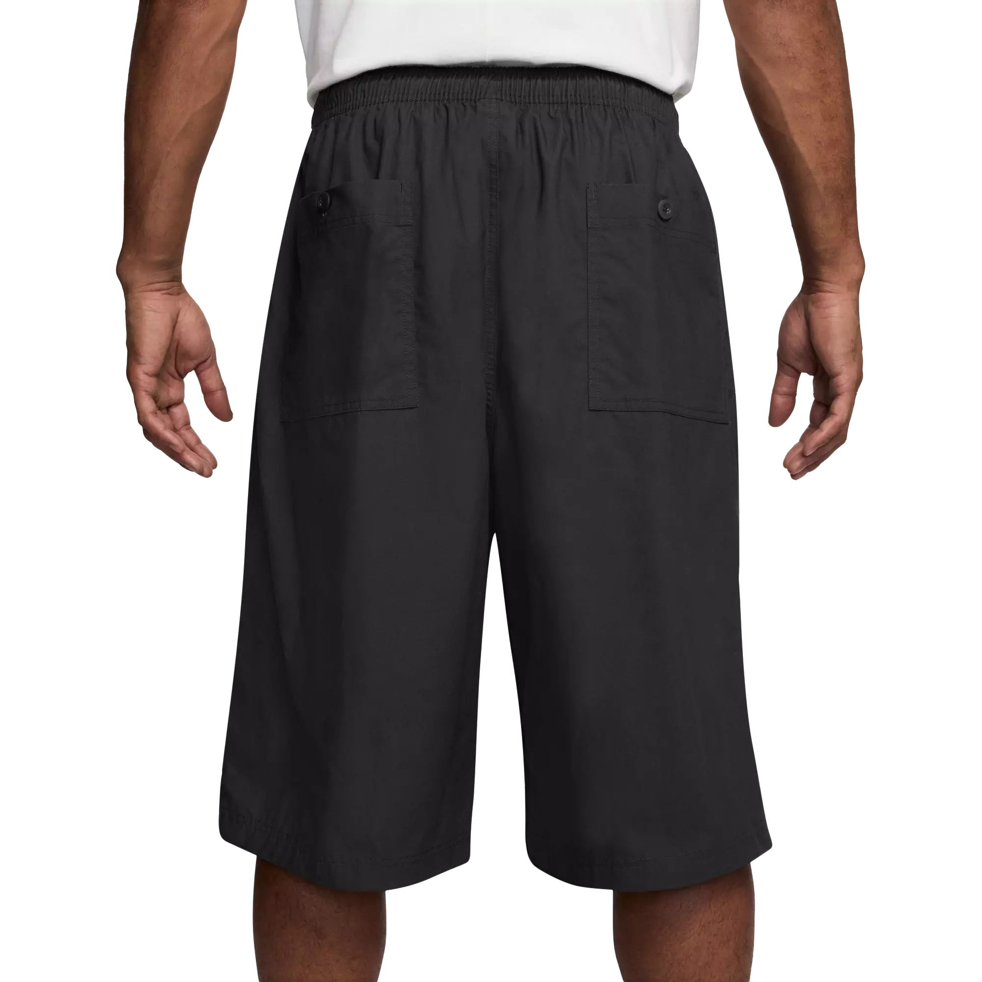 Nike Men's Club Oversized Seoul Shorts-Black - BLACK