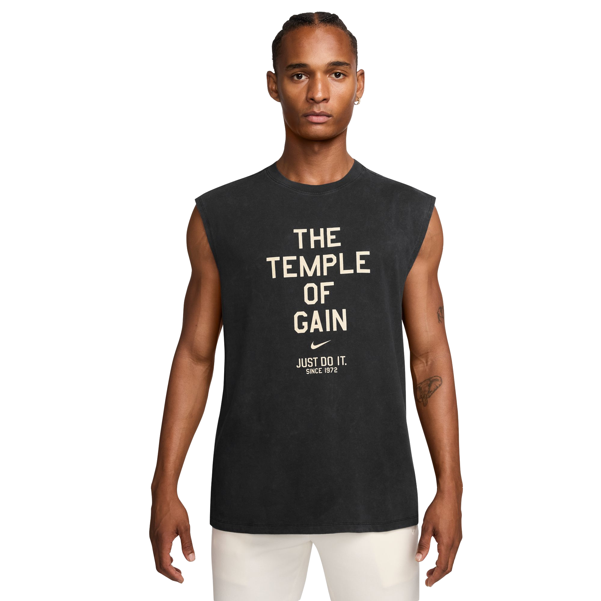 Nike Men's Sleveless Tee - BLACK Thumbnail View 1