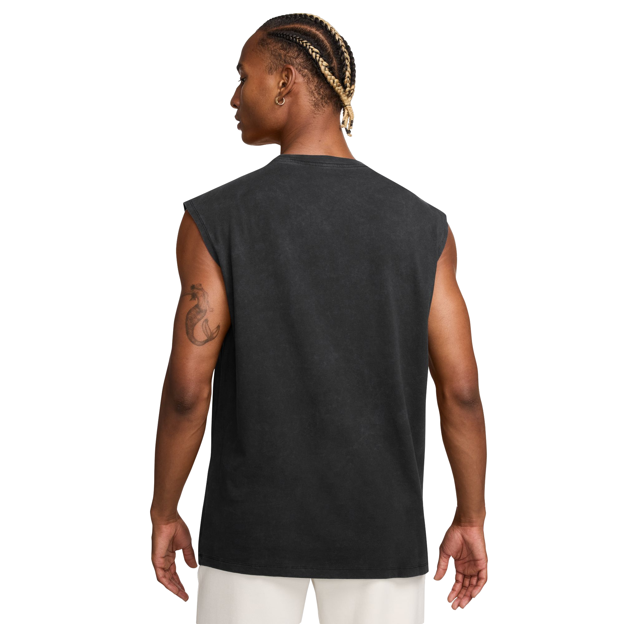 Nike Men's Sleveless Tee - BLACK Thumbnail View 2