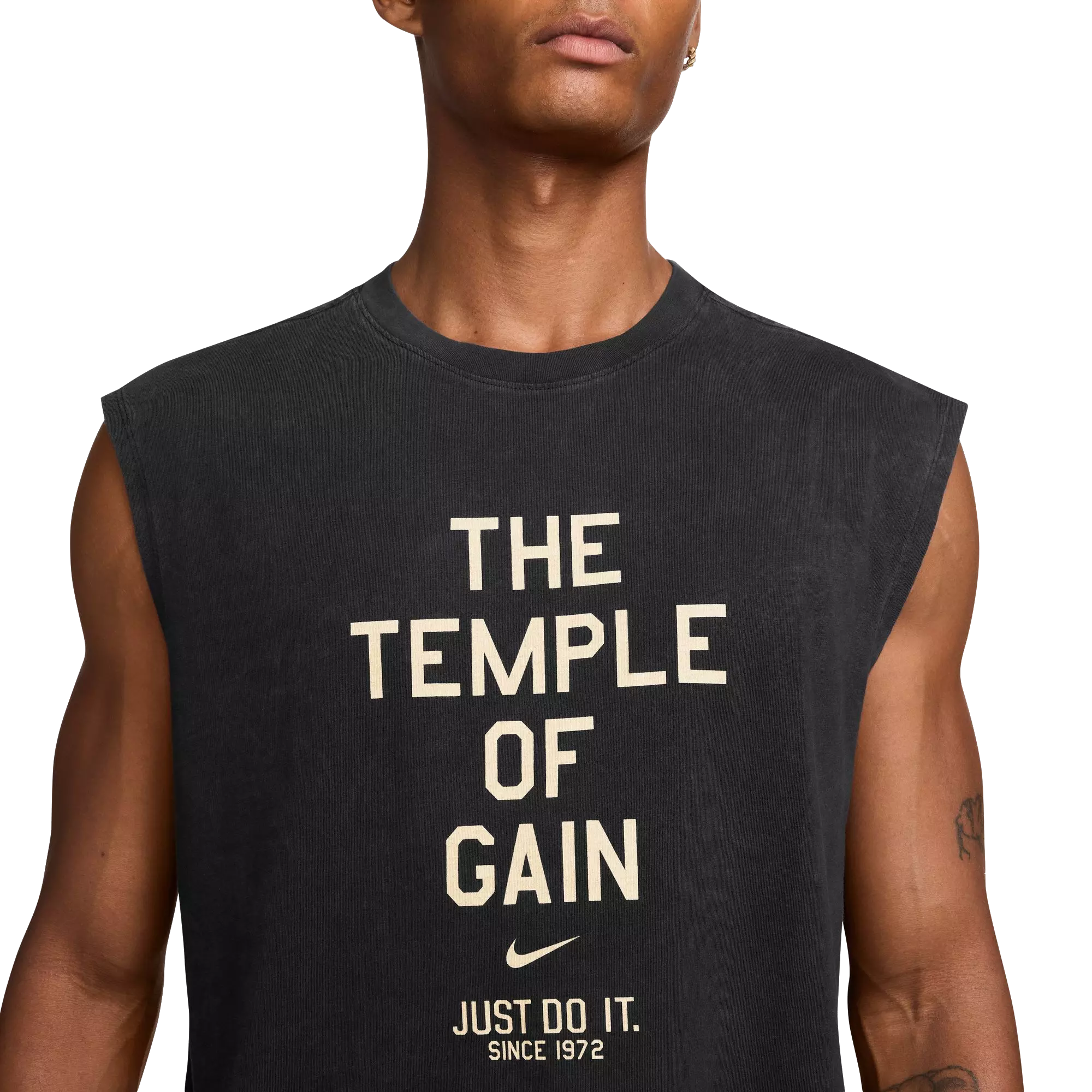 Nike Men's Sleveless Tee - BLACK