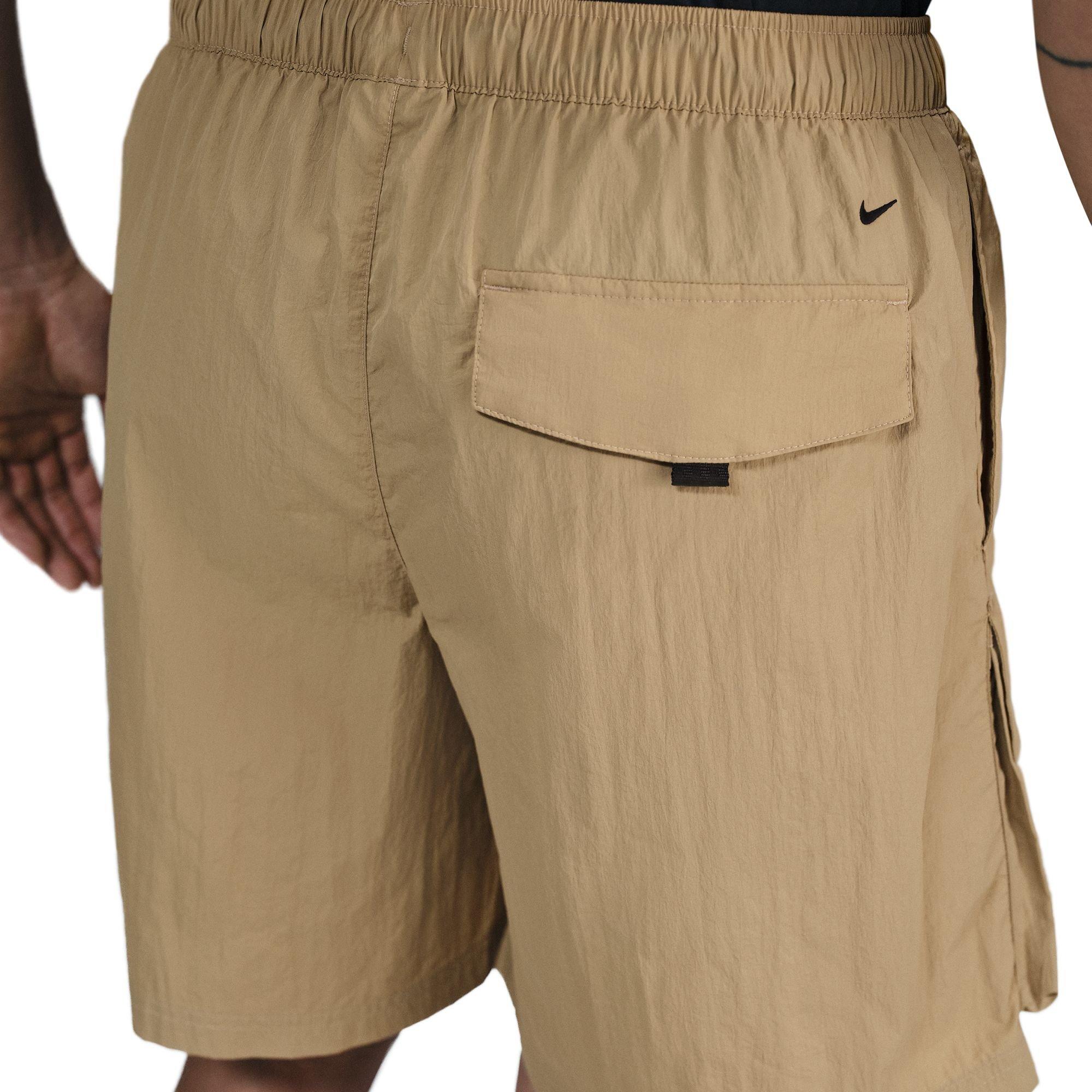 Nike Men's Tech Woven Cargo Shorts - Beige - BEIGE Thumbnail View 4