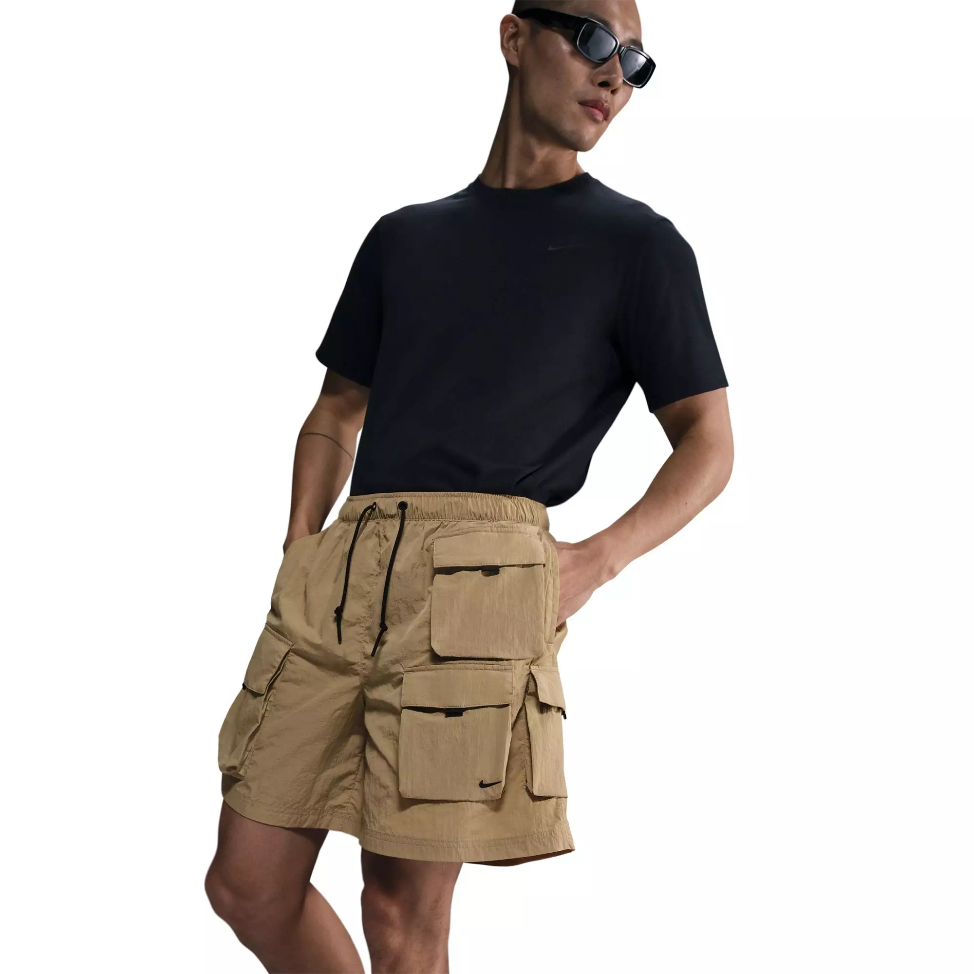 Nike Men's Tech Woven Cargo Shorts - BEIGE